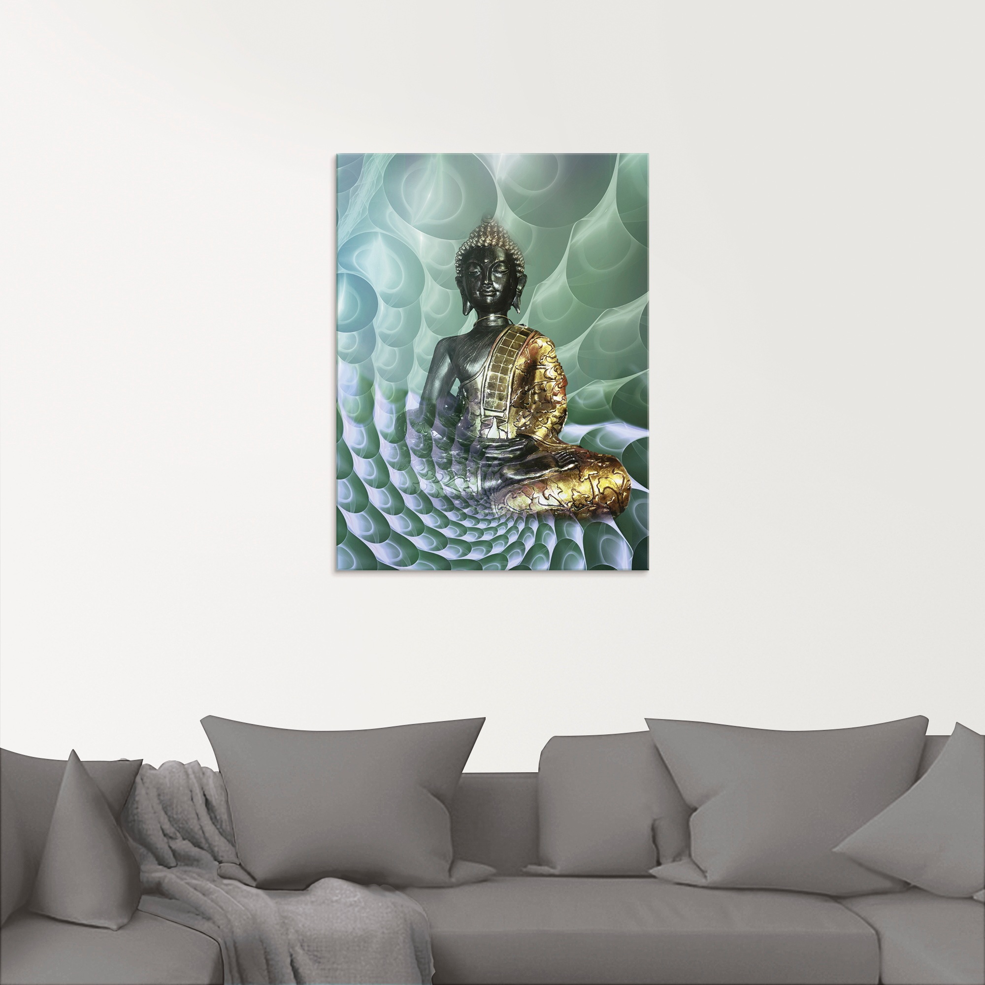 Artland Glasbild "Buddhas Traumwelt CB" Religion 1 Stk. tlg. in verschieden günstig online kaufen