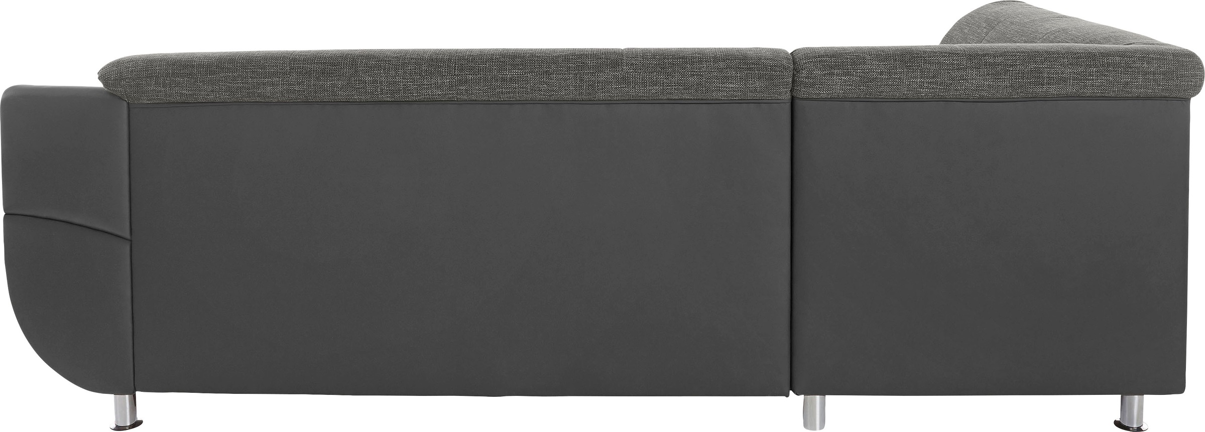TRENDMANUFAKTUR Ecksofa »Rondo 3, zeitlos und bequem, Materialmix, breite Armlehnen, L-Form«, wahlweise mit Federkern für mehr Komfort, wahlweise mit Bettfunktion