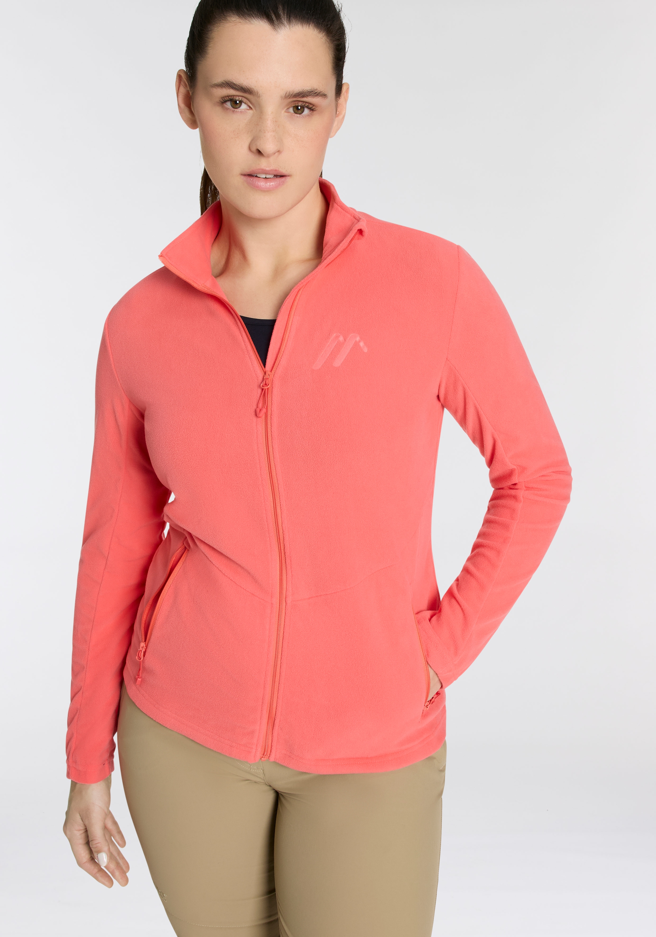 Maier Sports Fleecejacke "DA-MIDLAYERJACKE DENISE JACKET W" 1 Stk. tlg. günstig online kaufen