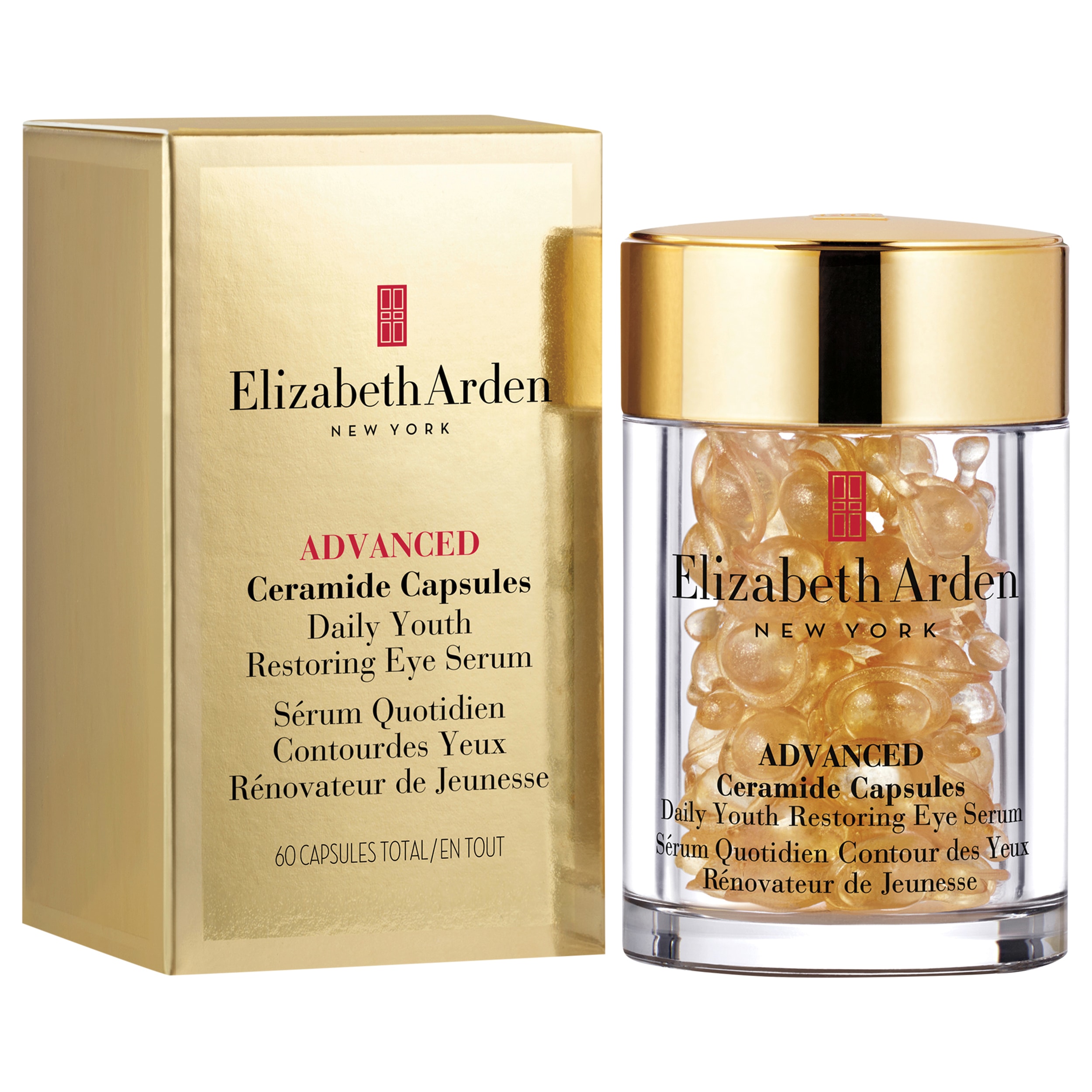 Elizabeth Arden Augencreme "ADVANCED CERAMIDE CAPSULES DAILY YOUTH RESTORING EYE SERUM" mit Ceramiden, in Kapseln, als Augenserum