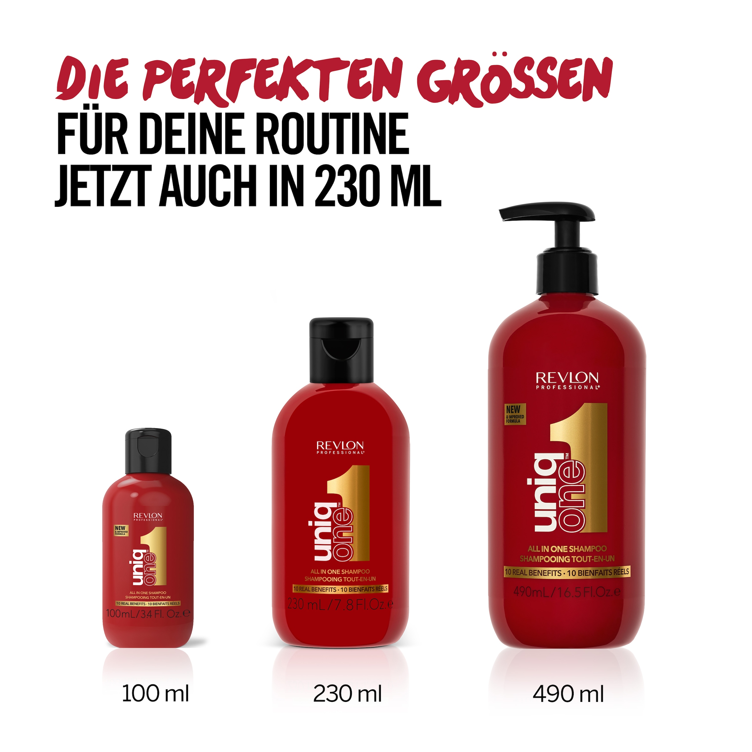 REVLON PROFESSIONAL Haarshampoo »UniqOne Shampoo« UniqOne Shampoo, für Haar und Kopfhaut, mit Panthenol, 230 ml Inhalt