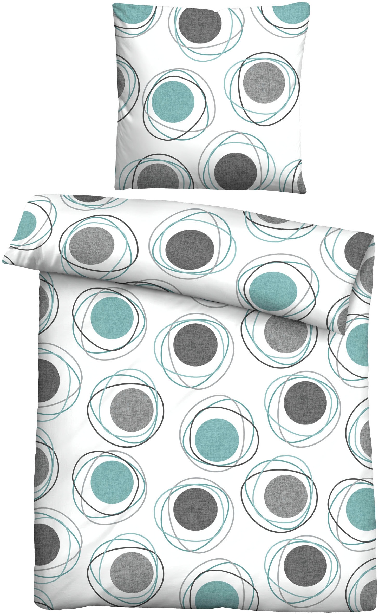 Castell - Markenbettwäsche Bettwäsche "0460126" 2 Stk. tlg. Polycotton, hau günstig online kaufen