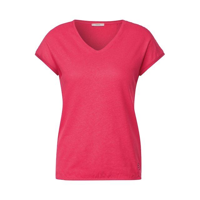 Cecil T-Shirt, in Unifarbe online bestellen | BAUR