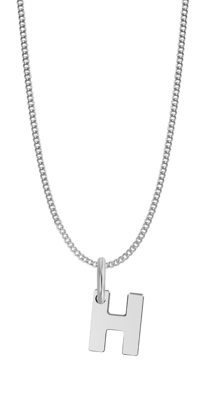 Adelia´s Kettenanhänger »moderner Buchstabe Anhänger aus 925 Sterling Silber«