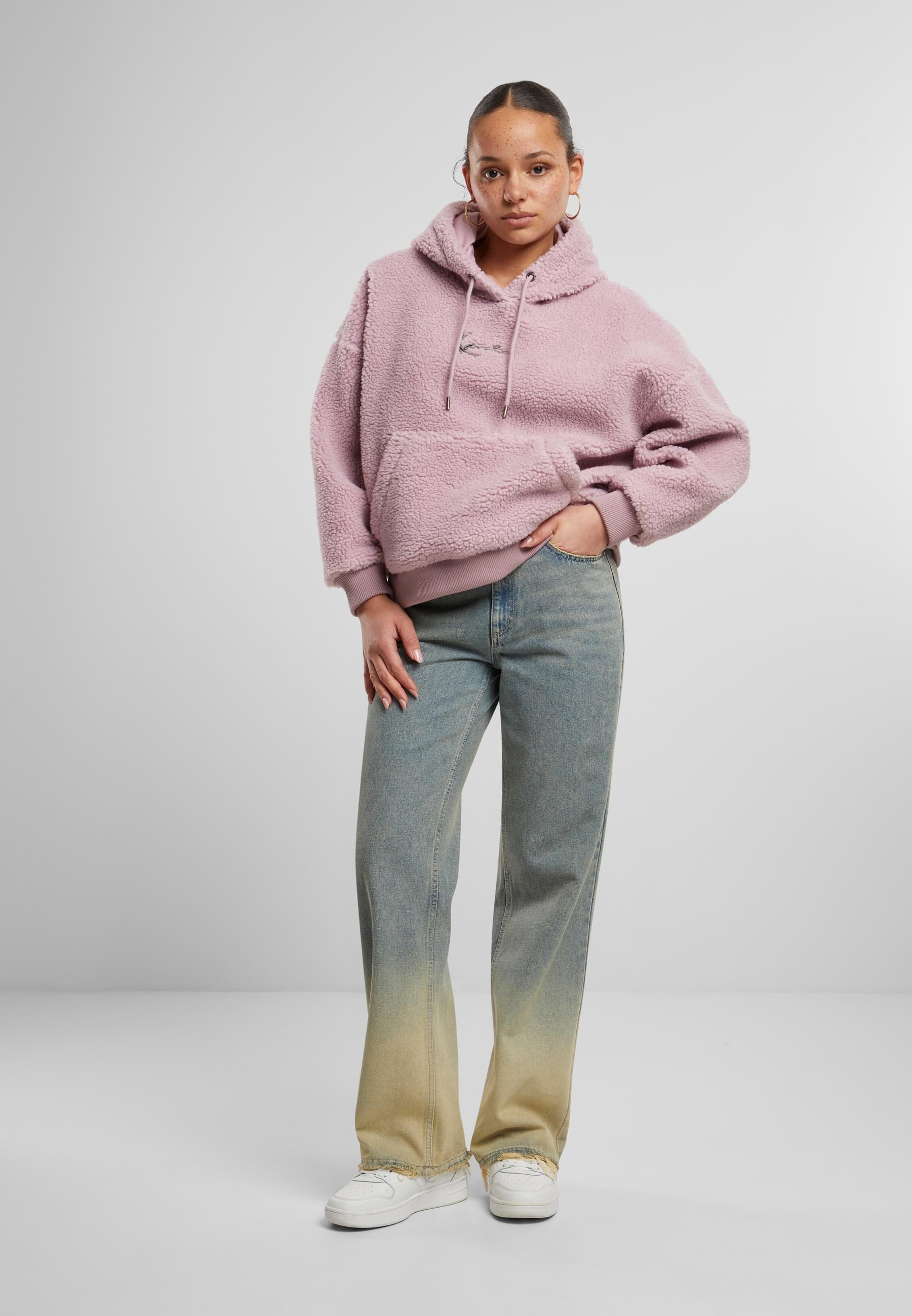 Karl Kani Kapuzenpullover »Karl Kani Karl Kani Metal Signature Teddy Os Hoodie«, (1 tlg.)