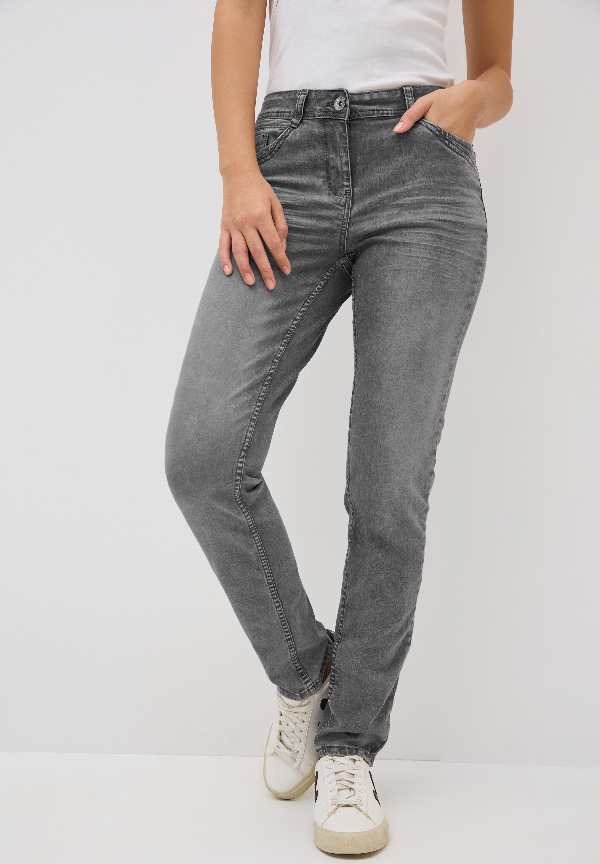 Cecil Gerade Jeans, Middle Waist günstig online kaufen