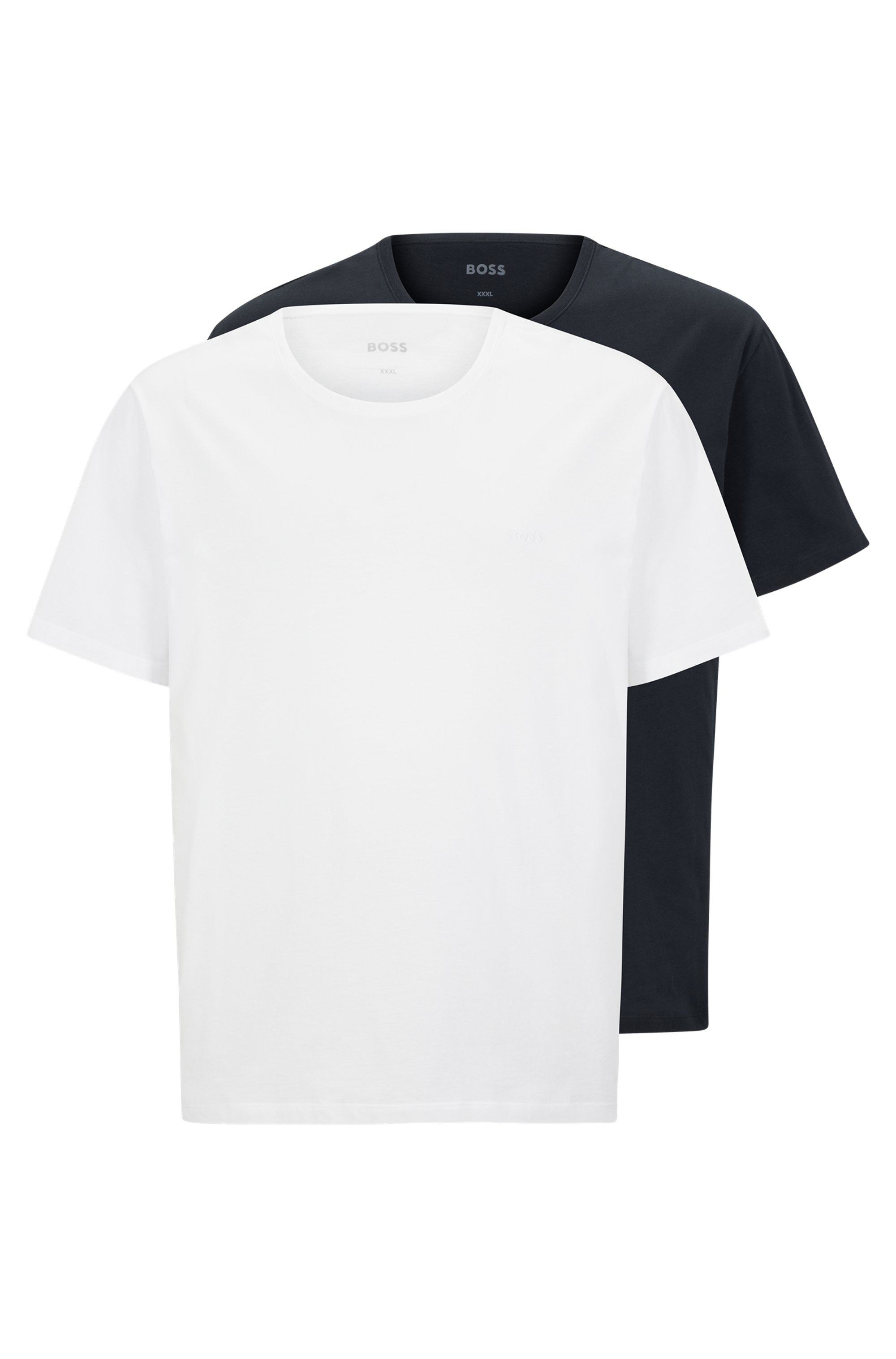 BOSS Rundhalsshirt »B-TShirtRN 2P Comfor«, (Packung, 2 tlg., 2er-Pack), mit tonalen Logo