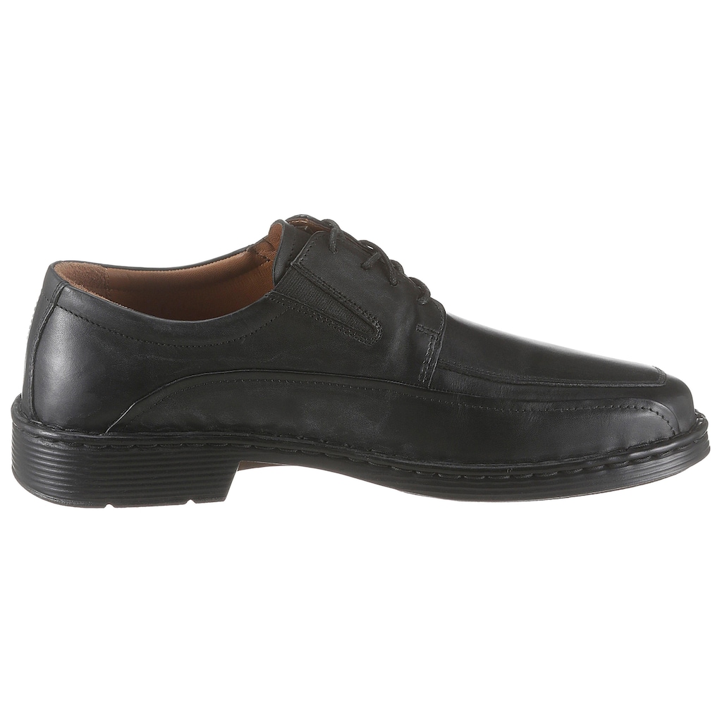 Schuhe Schuhtrends für Herren Josef Seibel Schnürschuh »Brian«, in weiter Form schwarz