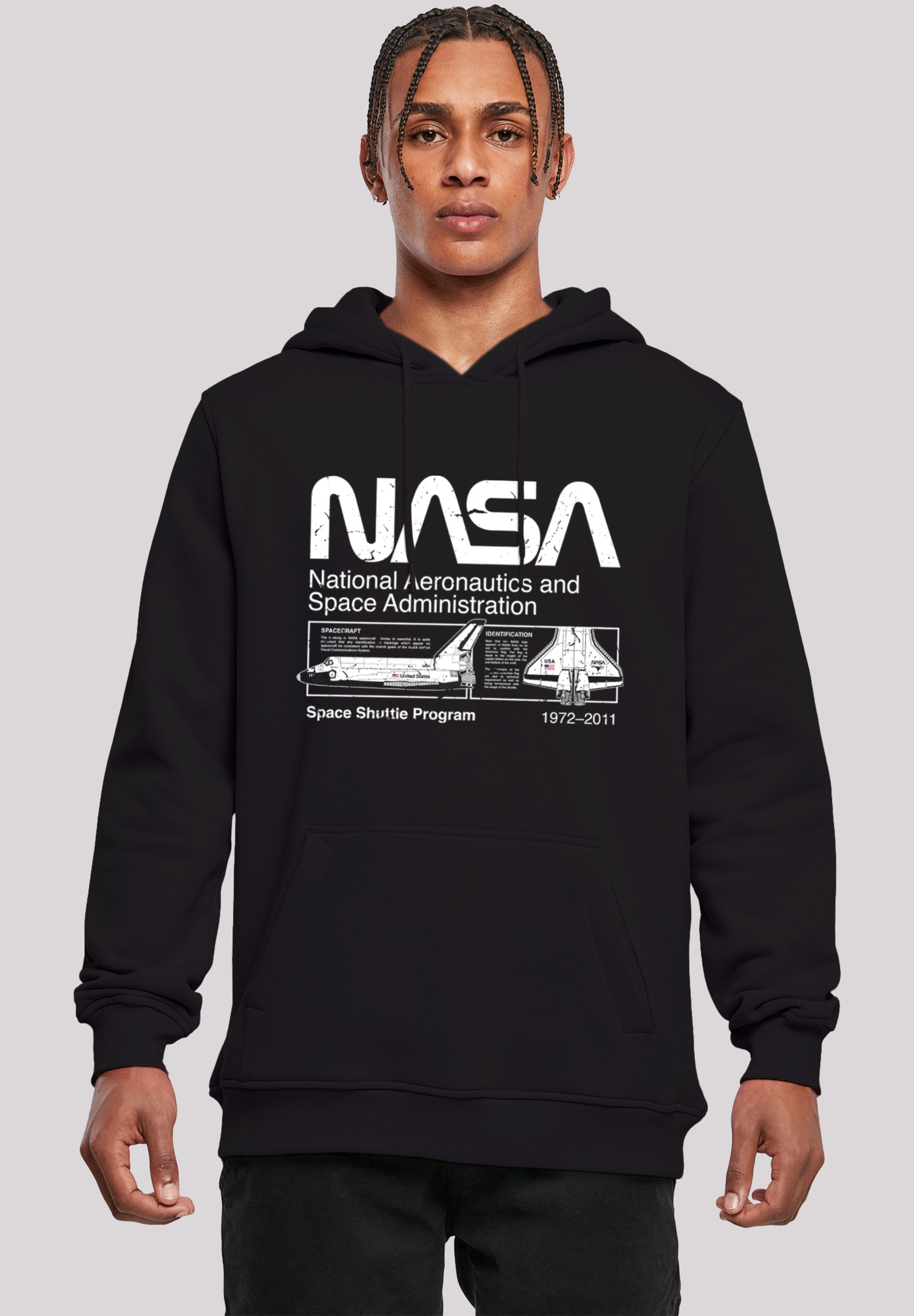 F4NT4STIC Sweatshirt NASA Classic Space Shuttle Black bestellen BAUR