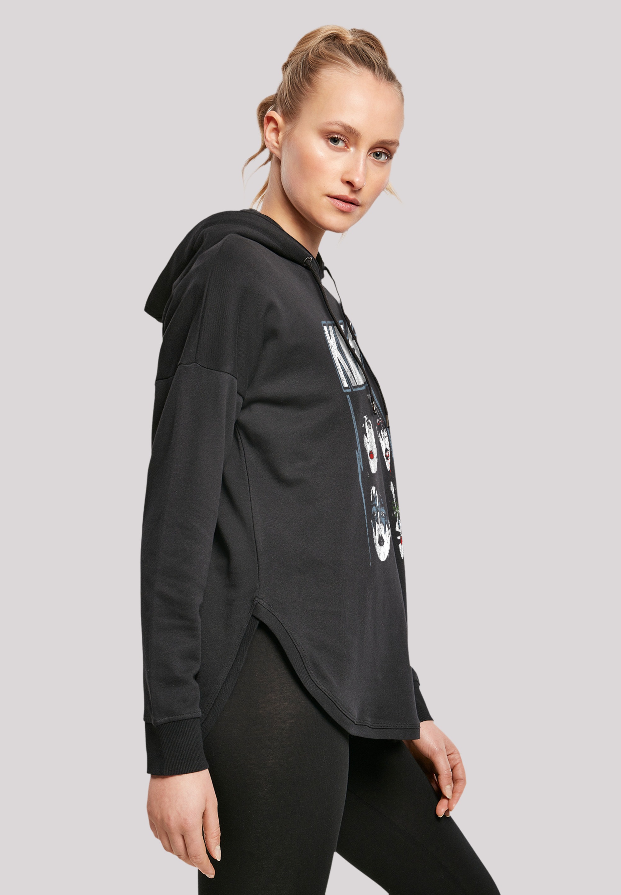 F4NT4STIC Sweatshirt »Kiss Rock Music Band Made For Lovin' You«, Premium Qualität, Band, Logo