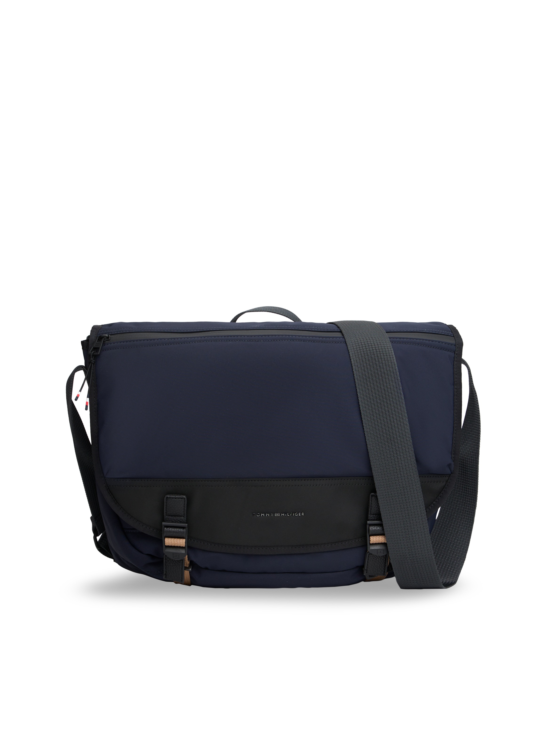 Tommy Hilfiger Laptoptasche "Th Travel Messenger", Unisex Geschäftstasche, Aktentasche Mit Überschlag