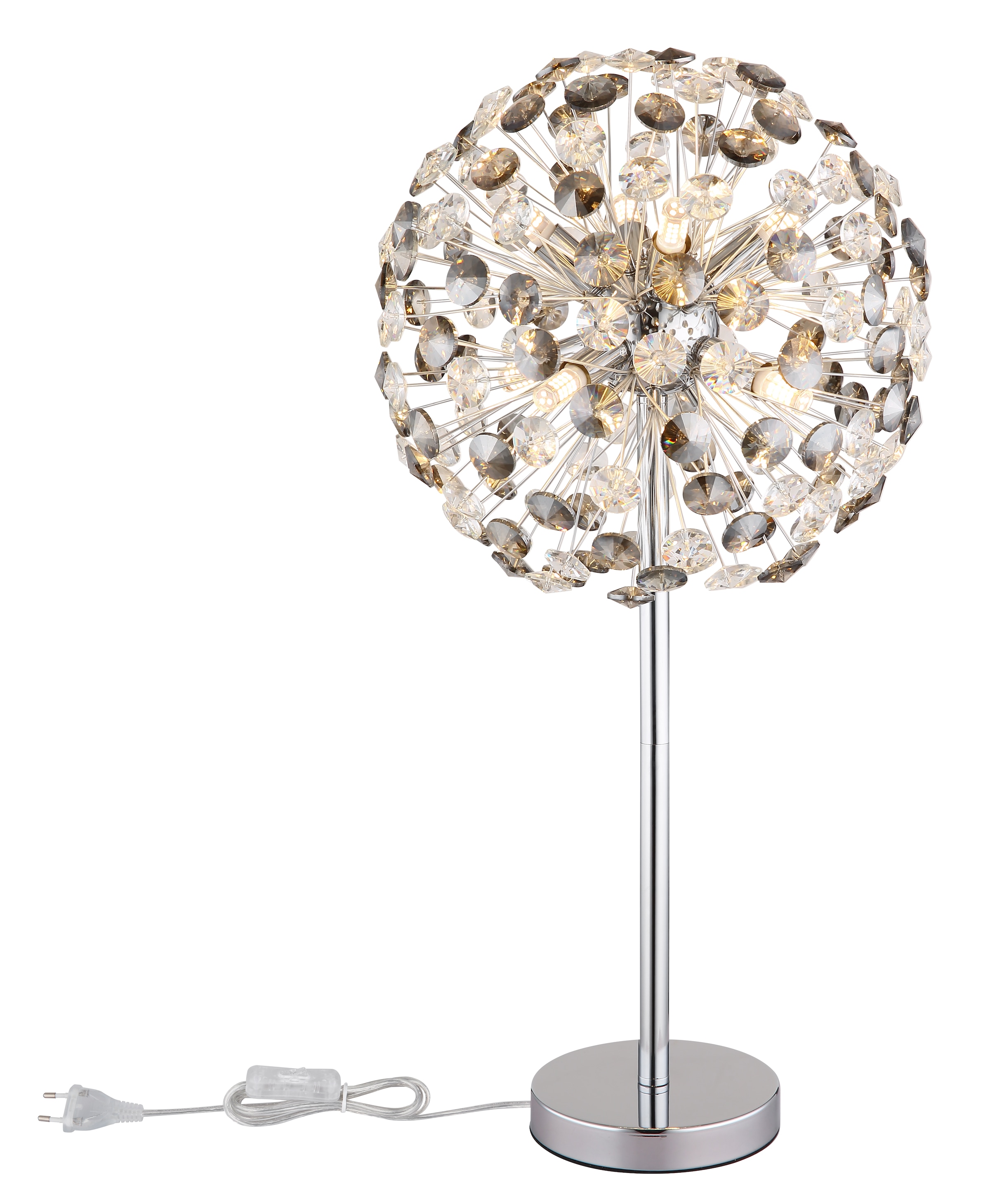 GLOBO LIGHTING Tischleuchte »KATRINA« G9 1 Stk. Warmweiß Tischlampe Nachttischlampe Deko-Tischleuchte Schlafzimmer