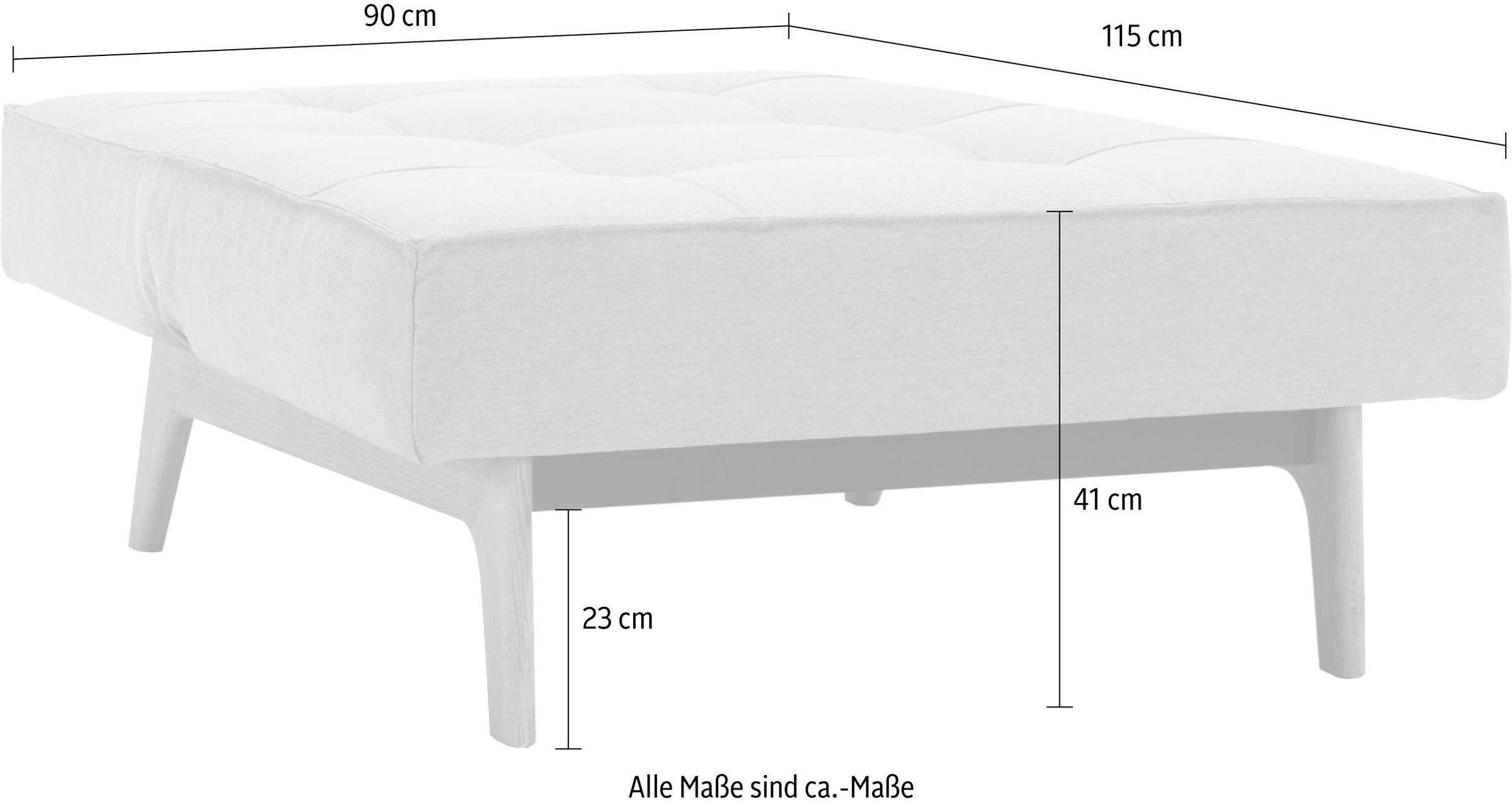 INNOVATION LIVING ™ Sessel "Splitback Designsessel, 3-fach verstellbarer Rü günstig online kaufen