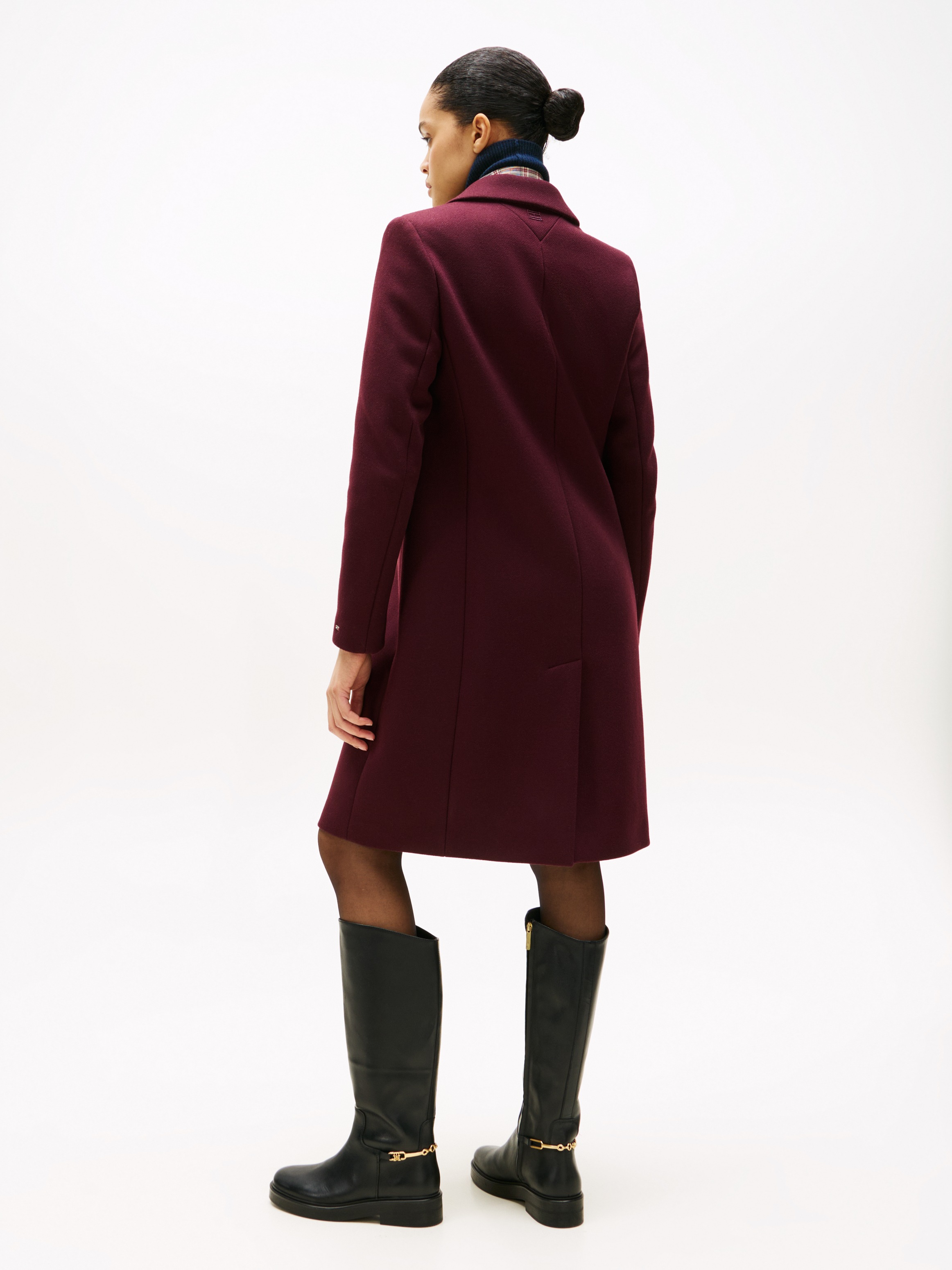 Tommy Hilfiger Langmantel »CLASSIC SB WOOL REG COAT«, mit Wolle und Kaschmiranteil