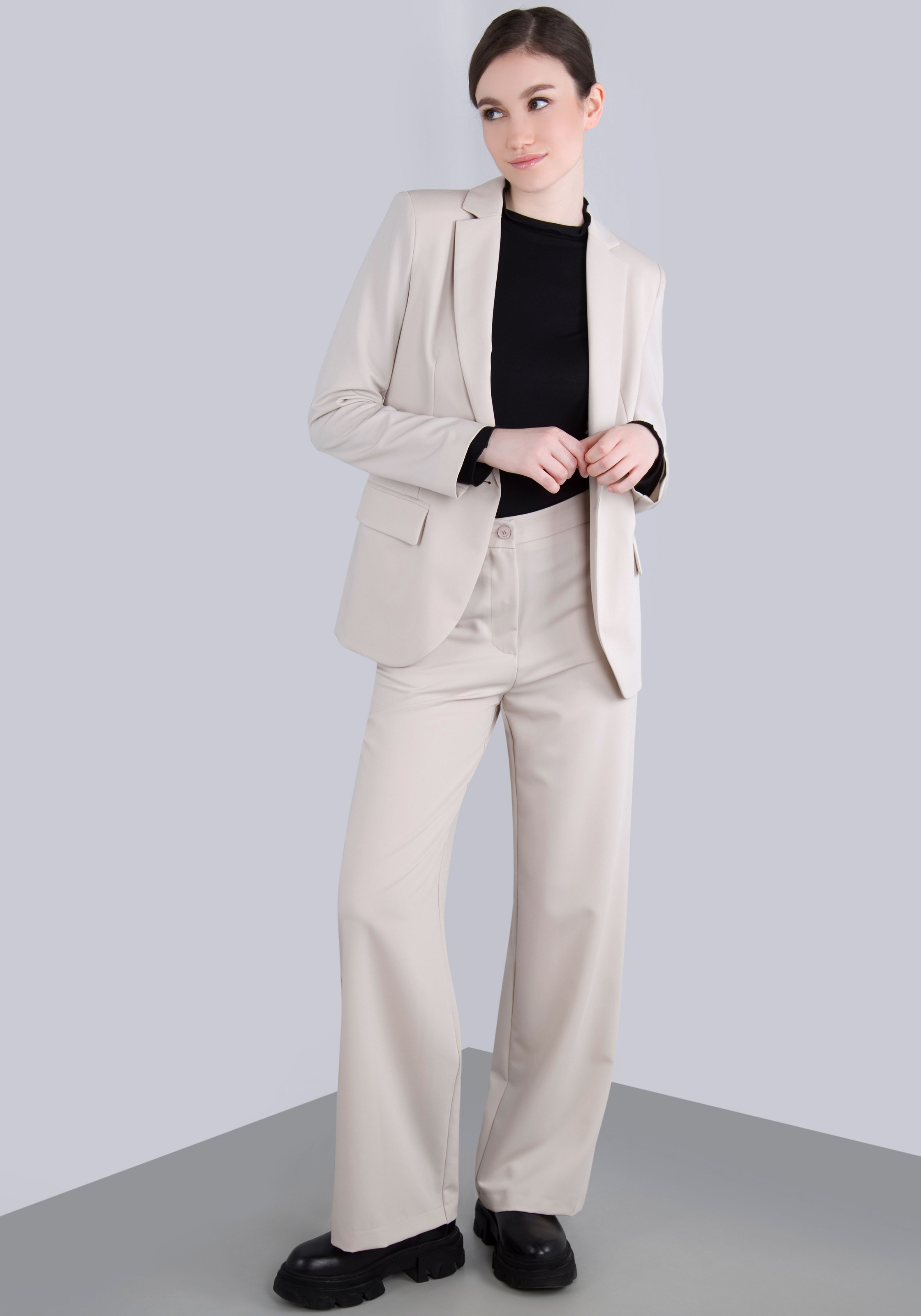 IMPERIAL Stoffhose  Sommerhose , lässig weite Hose mit Gummibund im Rücken