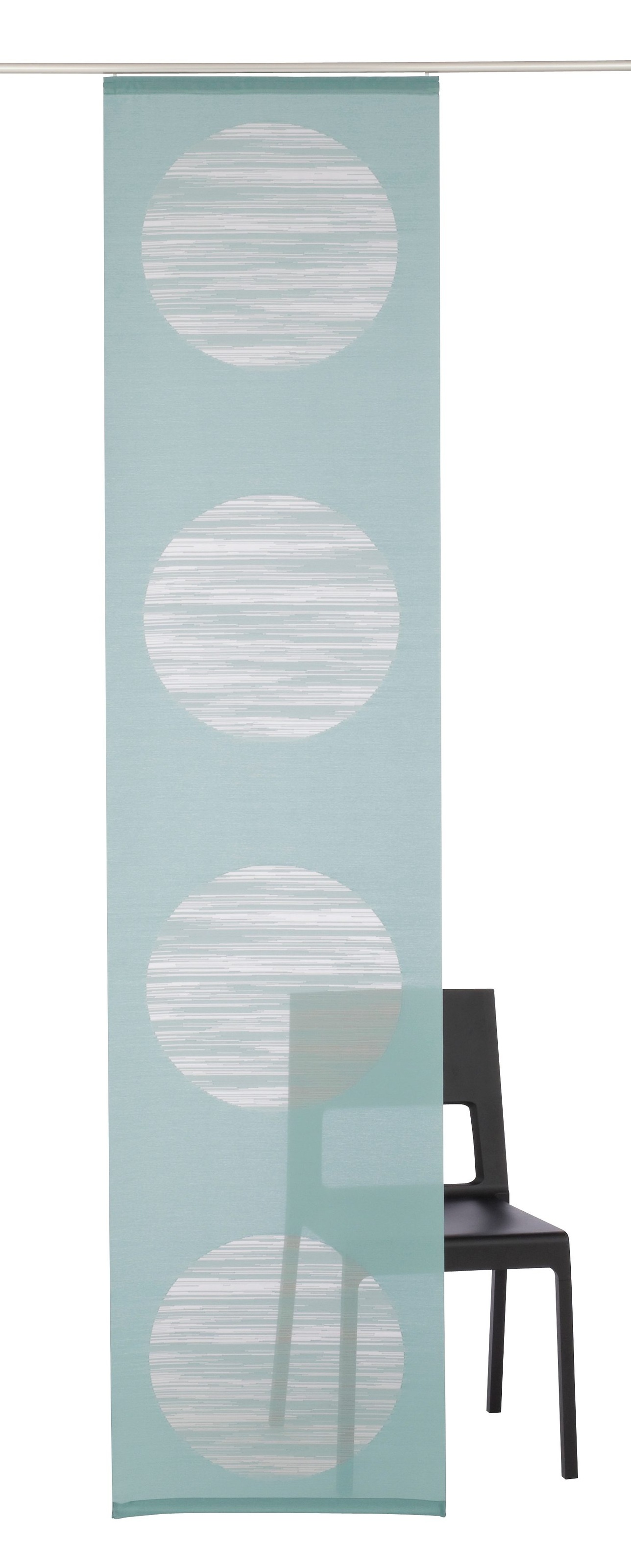 Thumbnail - Neutex for you Schiebegardine "Padova" Klettband 1 Stk. tlg. inkl. Befestigungszubehör, Halbtransparent, Sauberer Abschl...