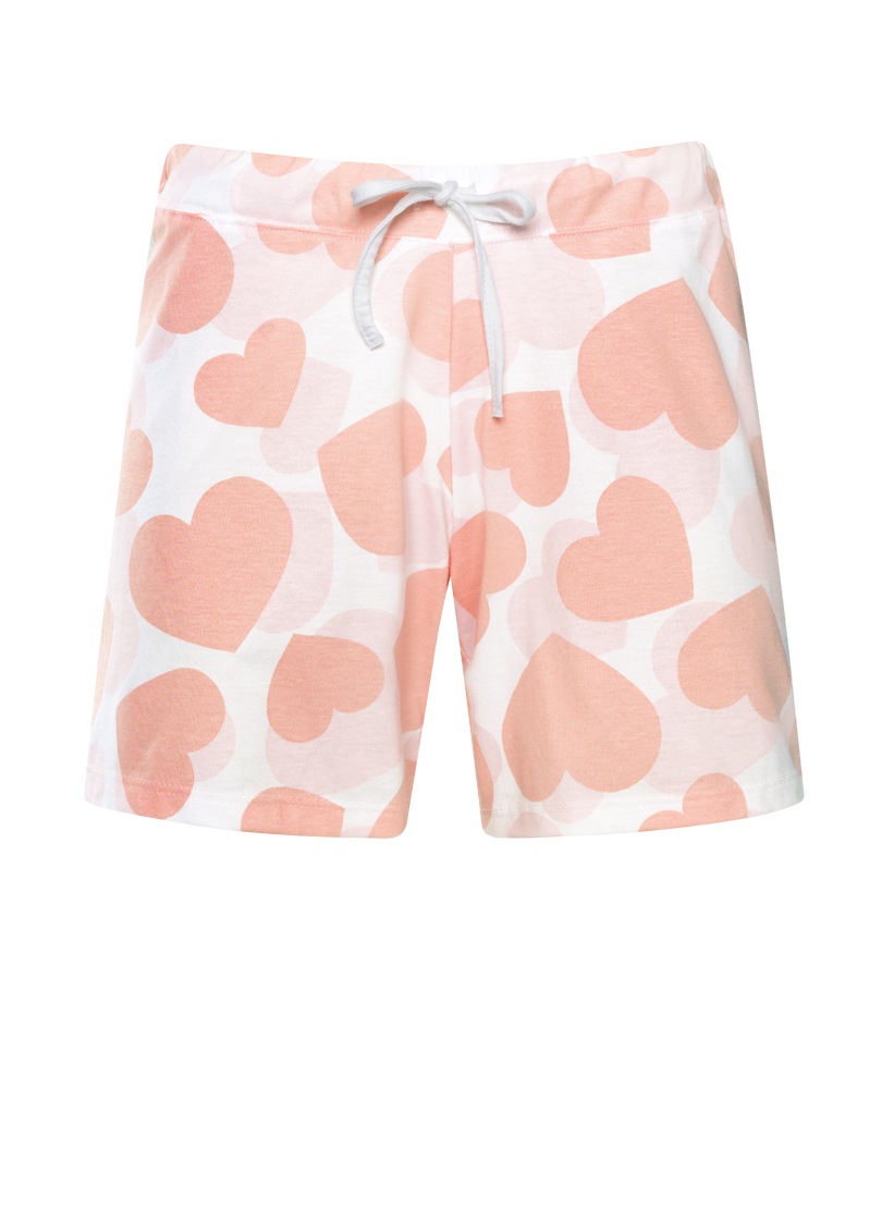 Trigema Schlafanzug »TRIGEMA Shorts mit Allover Herzchen-Print«, (1 tlg.)