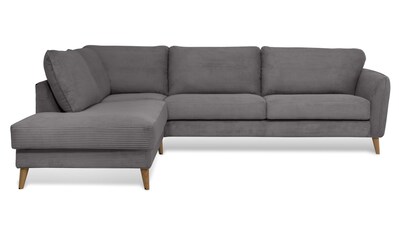 Ecksofa »MARSEILLE 278/202 cm, Ottomane rechts/links wählbar«