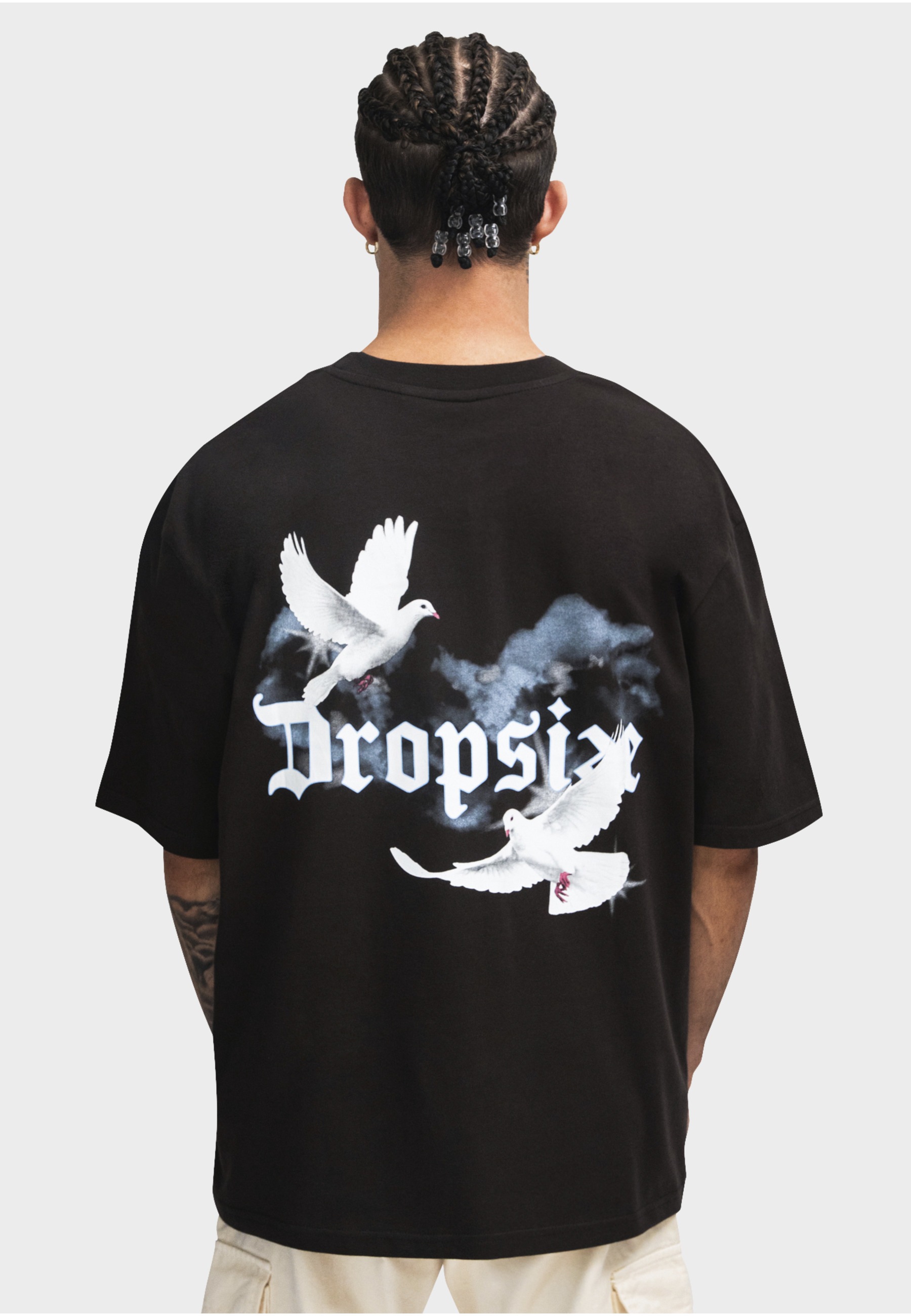 Dropsize T-Shirt »Dropsize Herren Heavy Cloud Dove T-Shirt« 1 Stk.