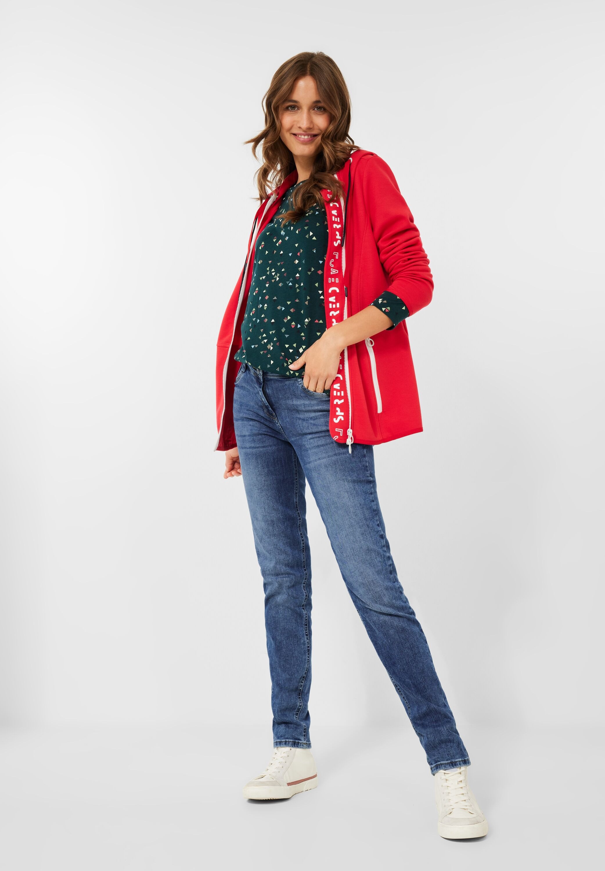 Cecil Slim-fit-Jeans, Middle Waist