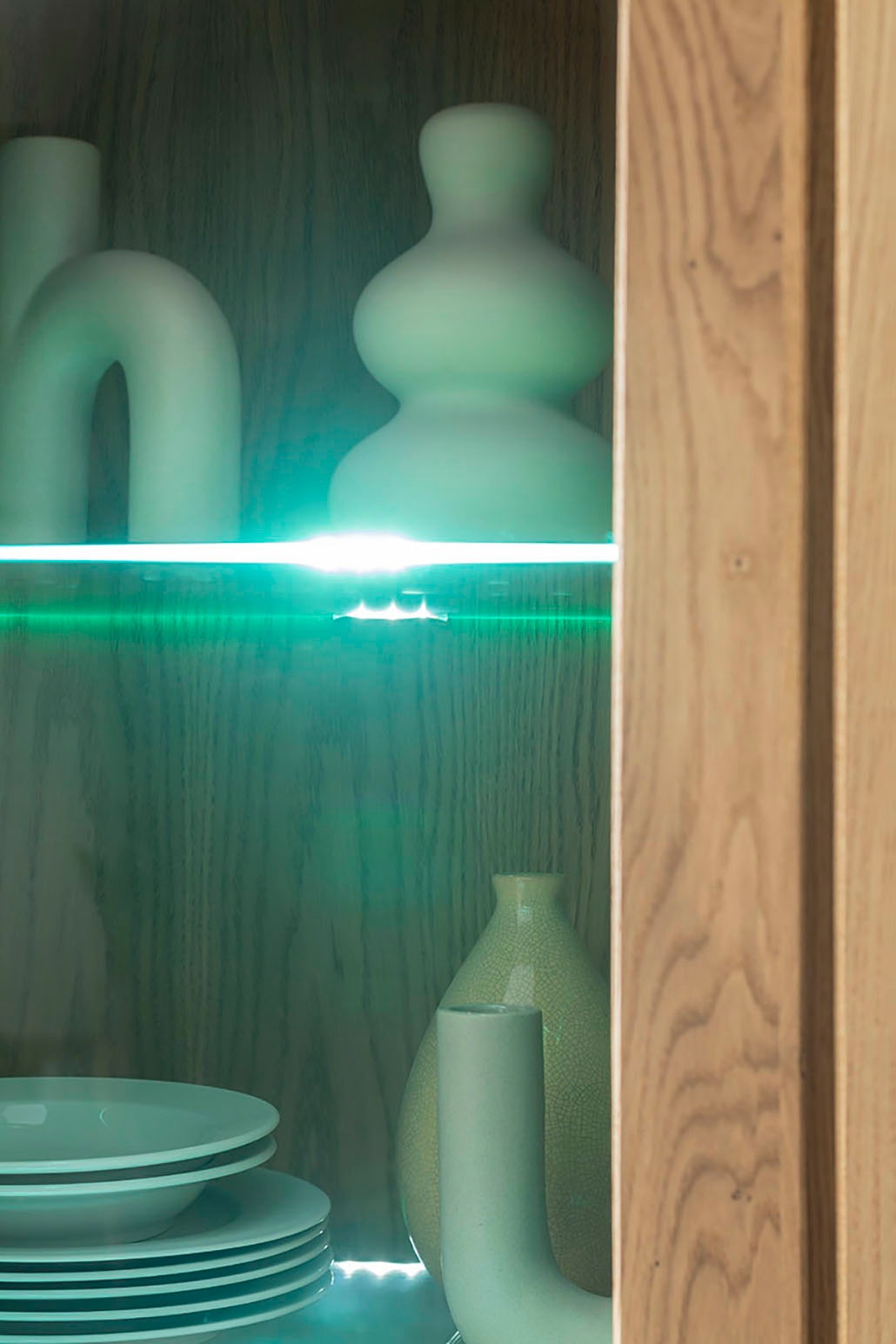 MCA living Vitrine »SILIAS Vitrine Links«, (1 St.), gedämpfte Türen