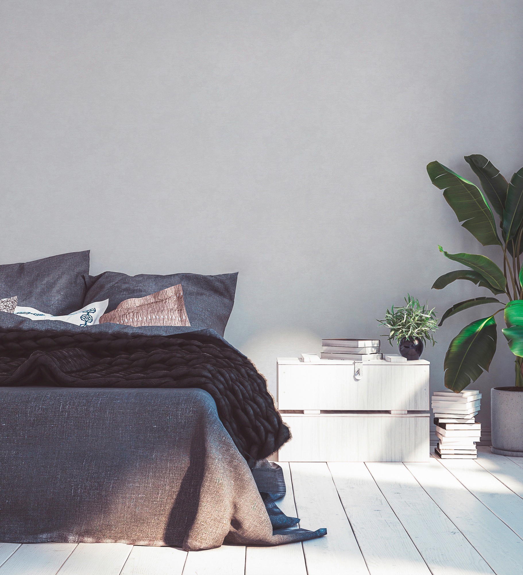 A.S. Création Vliestapete »Attractive«, einfarbig-unifarben-uni, Tapete Uni einfarbig Tapeten Wohnzimmer Schlafzimmer Küche modern Büro