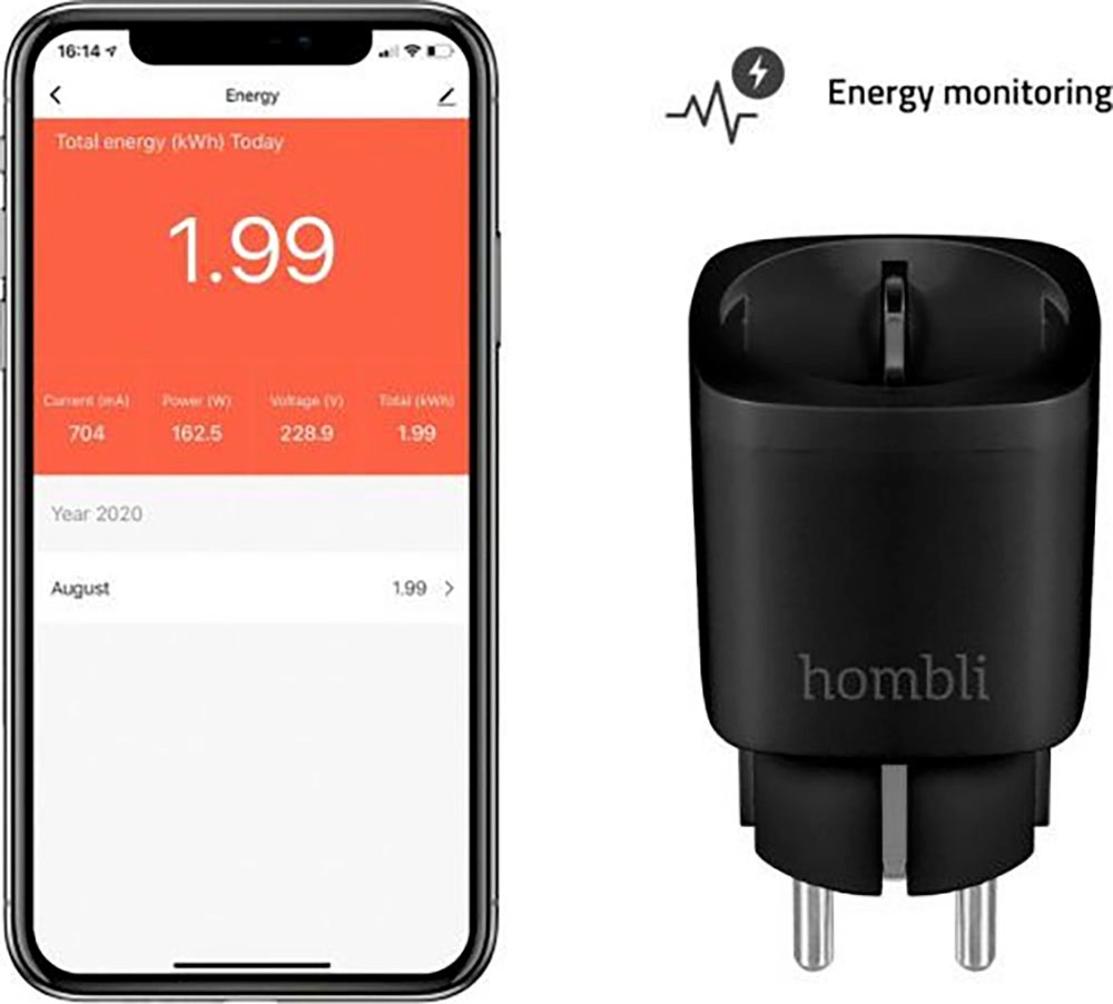 Hombli Smart-Home-Zubehör »smarte Steckdose EU«