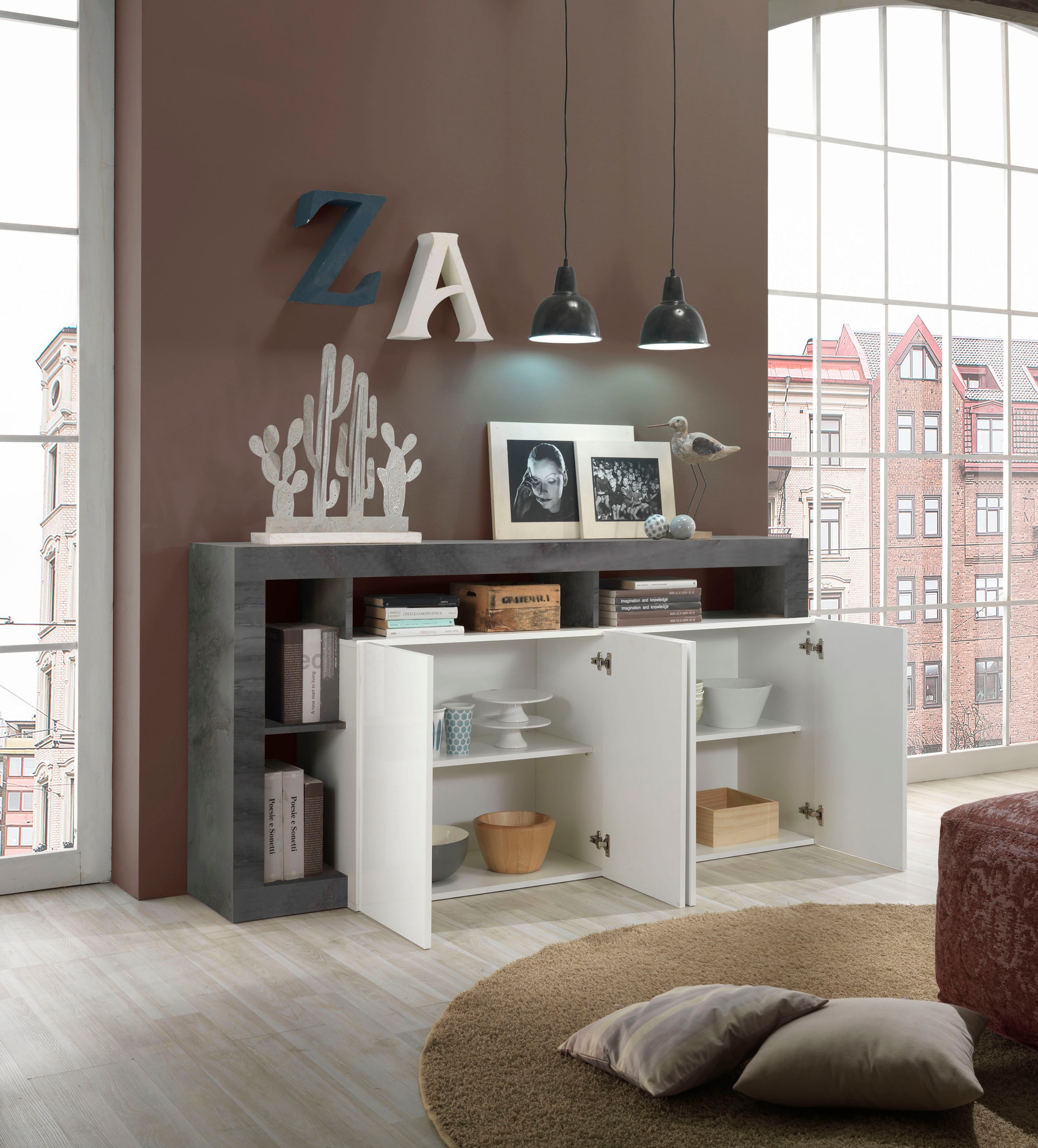 INOSIGN Sideboard »Hamburg«, Breite 184 cm