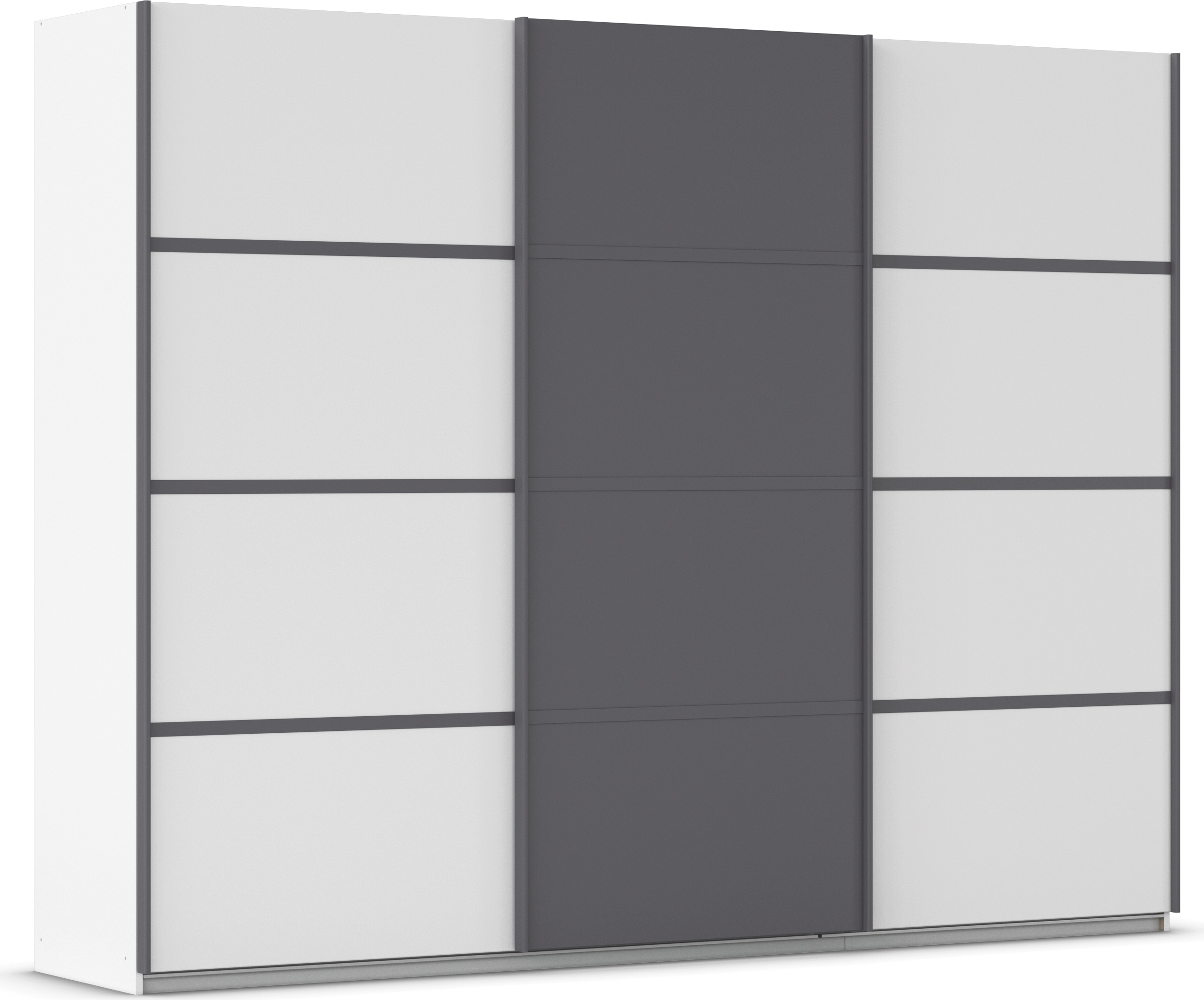 OTTO home Kleiderschrank "Mehrzweckschrank Aktenschrank Möbel Mietswohnung Schlafzimmer AVOLA" 3 verschiedene Ausstattungen BASIC/CLASSIC/PREMIUM (inkl. SOFT-CLOSE), mit eleganten Zierleisten in Chrom, Schwarz oder Weiß MADE IN GERMANY