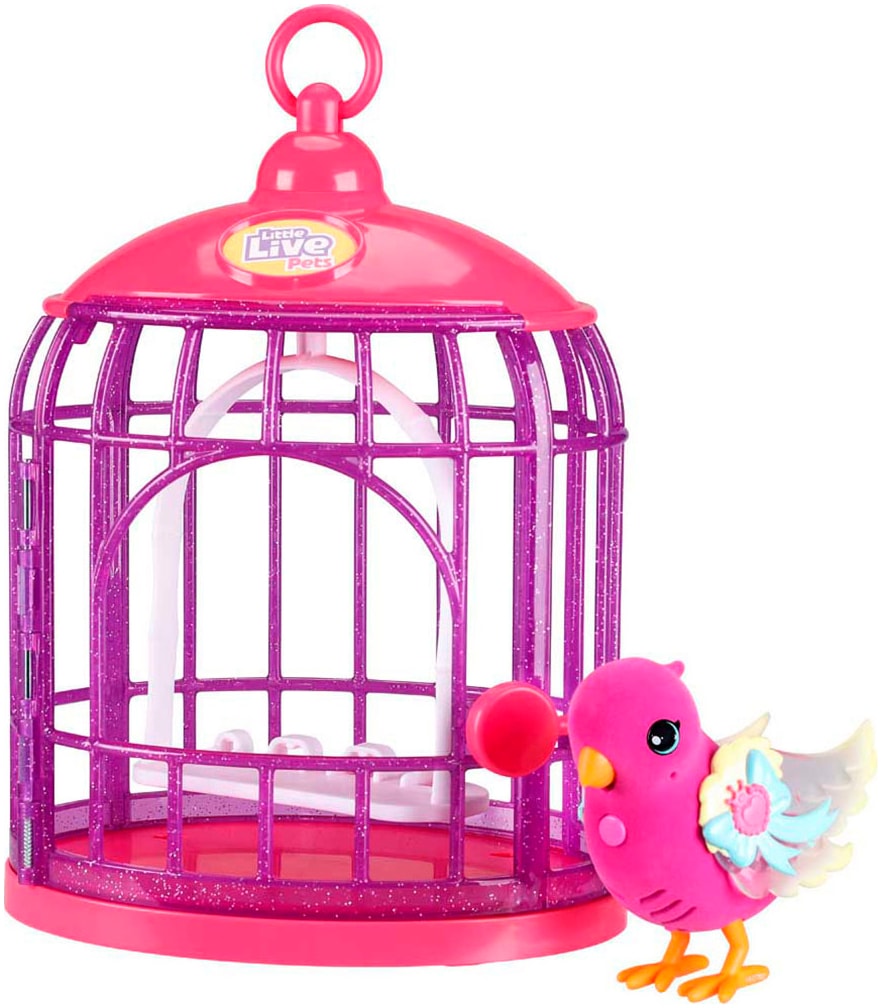 Moose Spielfigur »Little Live Pets: Little Bird & Vogelkäfig Tiara Twinkles«, mit Soundeffekt