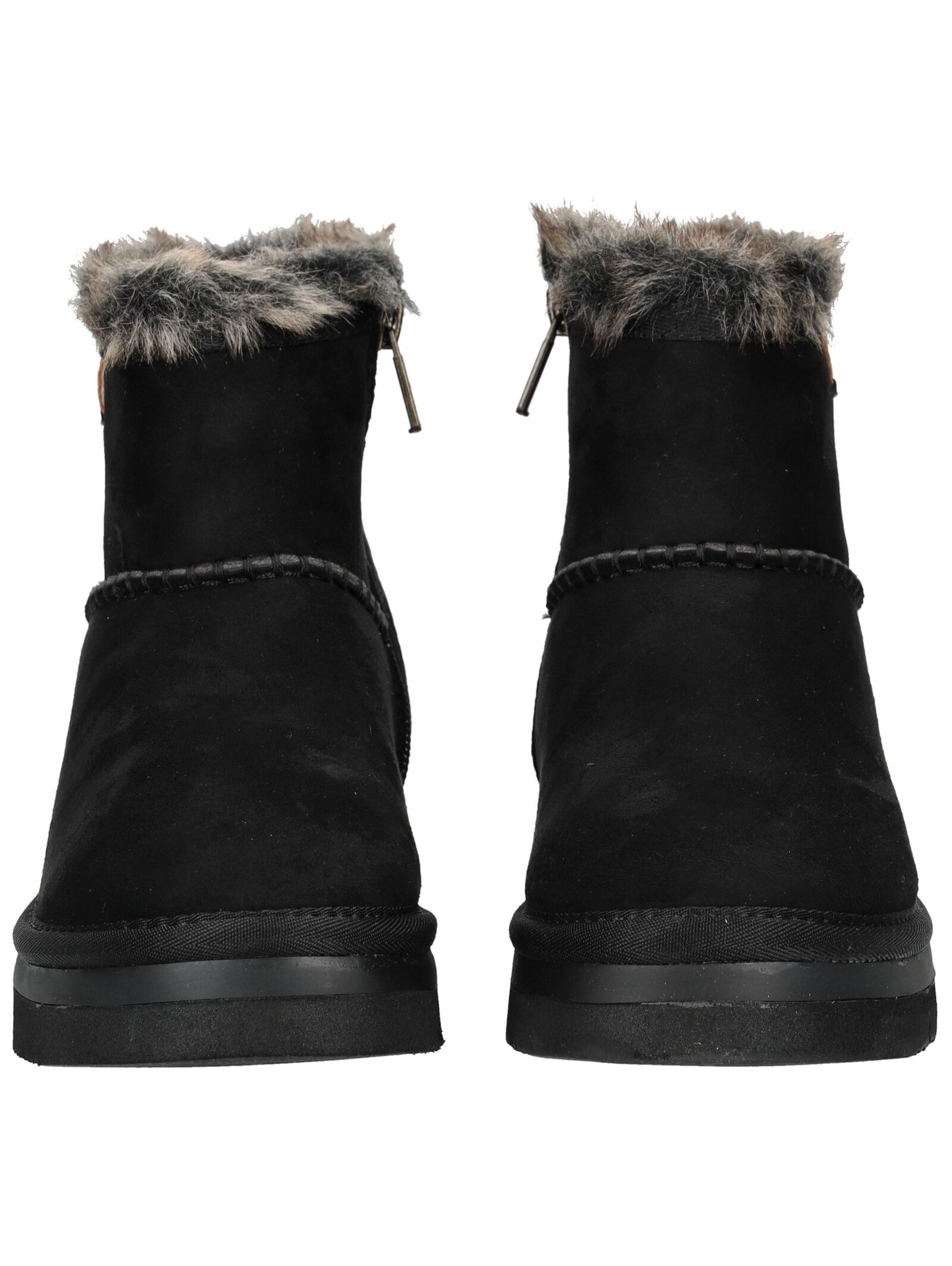 Stiefelette MUSTANG SHOES "Mustang Shoes Stiefelette Lederimitat/Textil", Damen, Gr. 36, schwarz, Lederimitat, Textil, Schuhe Stiefelette 2