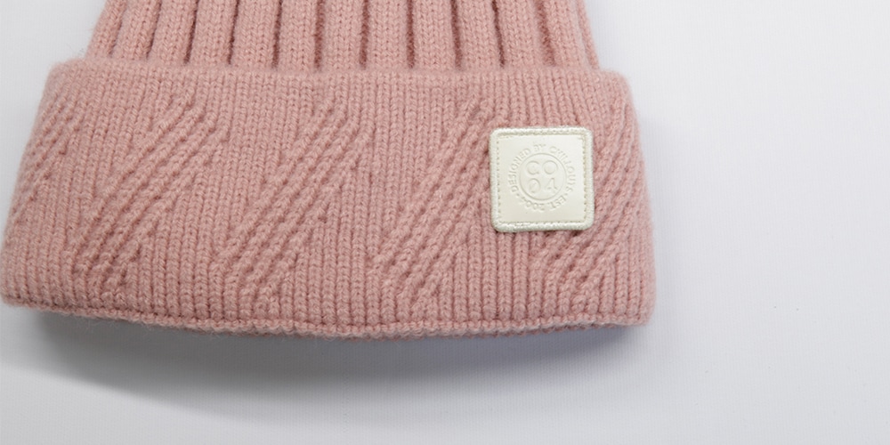 chillouts Bommelmütze elastisch, Formbeständig, gefüttert, mit breitem Umschlag