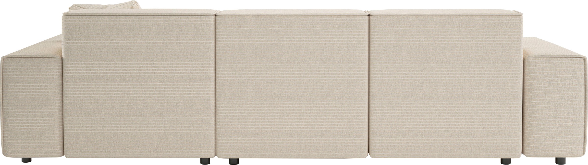 andas Ecksofa »Glimminge L-Form auch in Breitcord, Feincord + Easy care-Bezug,«, Breite 264, Zierkissen