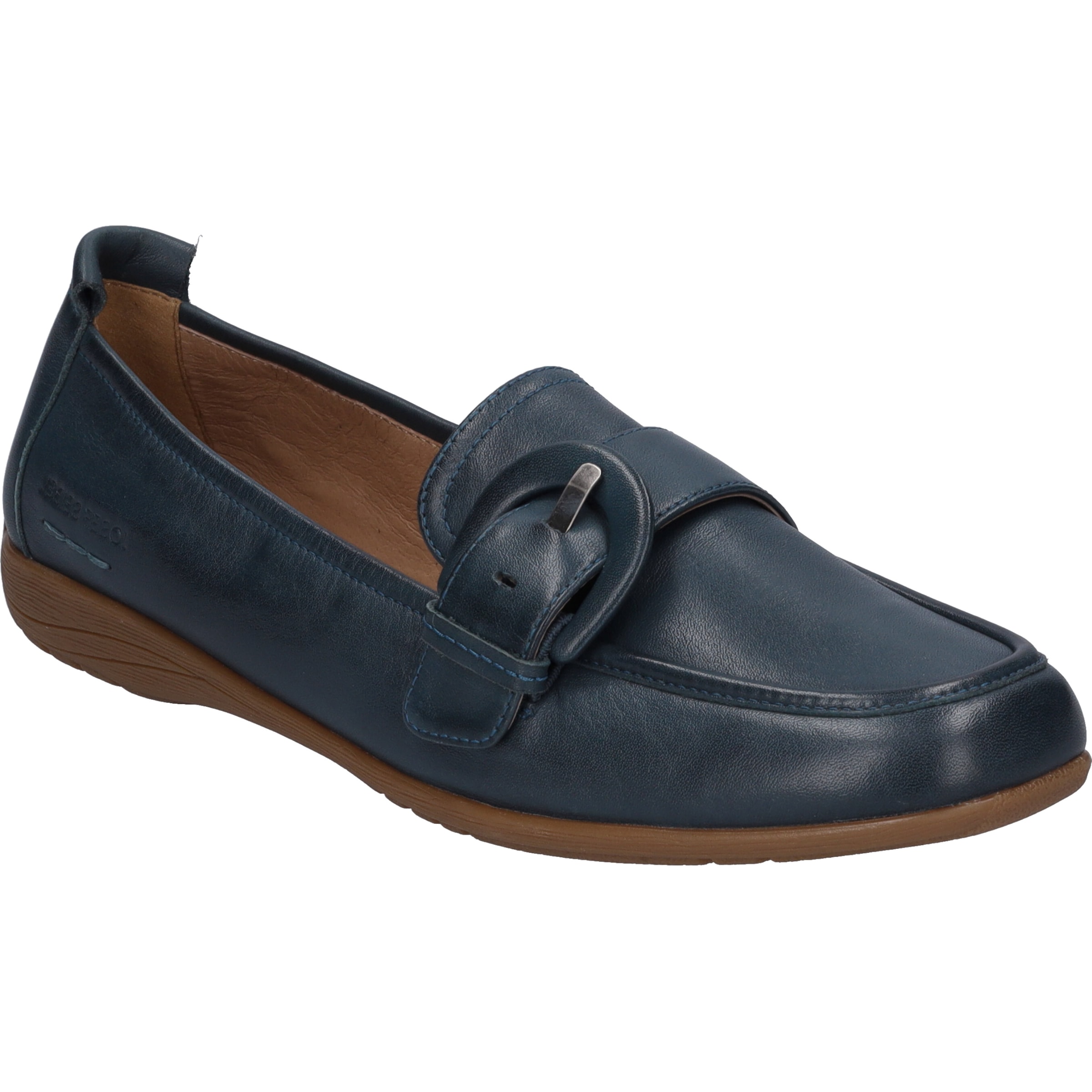 Ballerina JOSEF SEIBEL "Fenja 19, ocean", Damen, Gr. 37, blau (ocean), Obermaterial: 100% Rindsleder Leather cow., Schuhe Ballerina