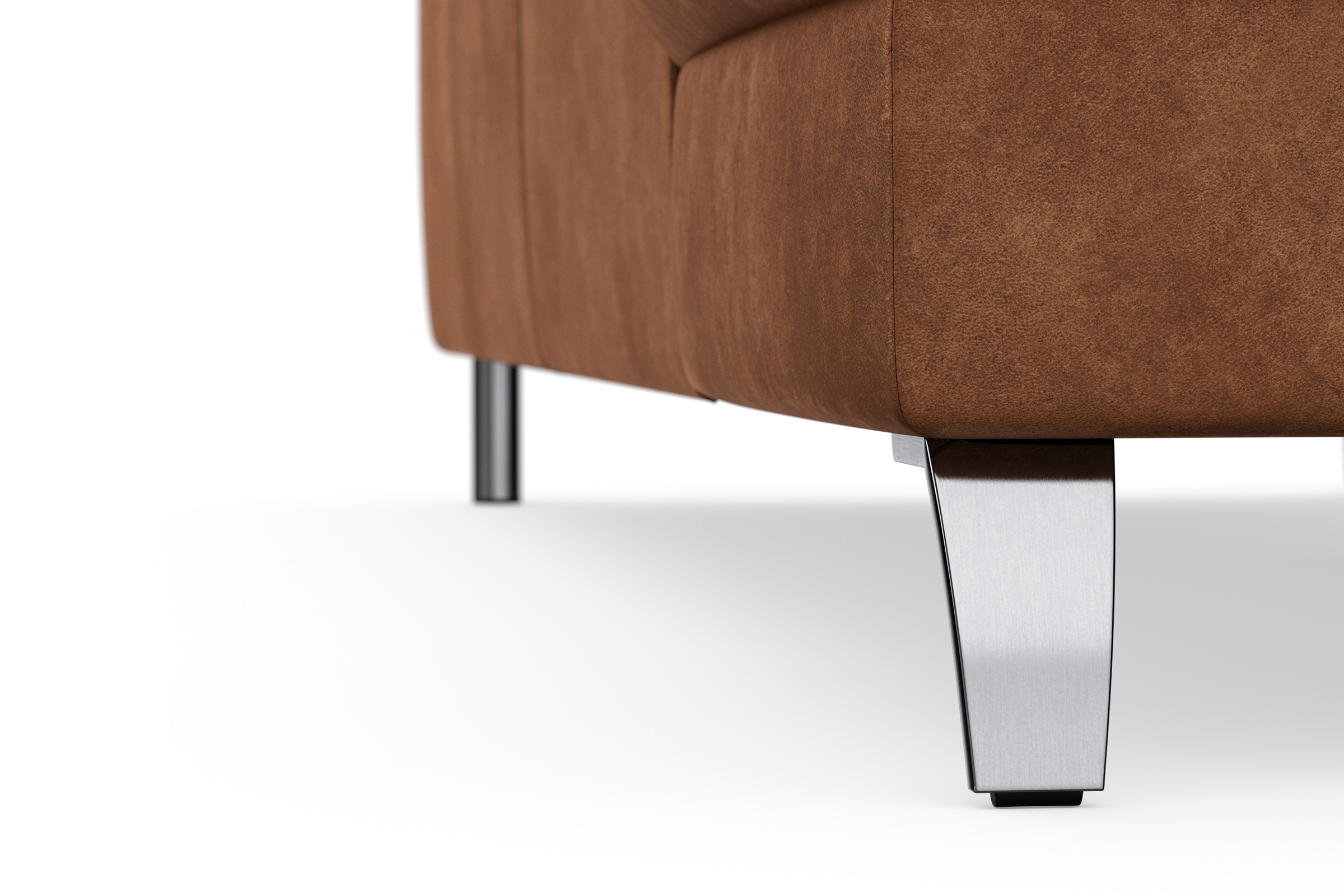 sit&more Ecksofa »Grenoble L-Form mit Federkern«, wahlweise mit Bettfunktion, Bettkasten, Arm- und Kopfteilverstellung