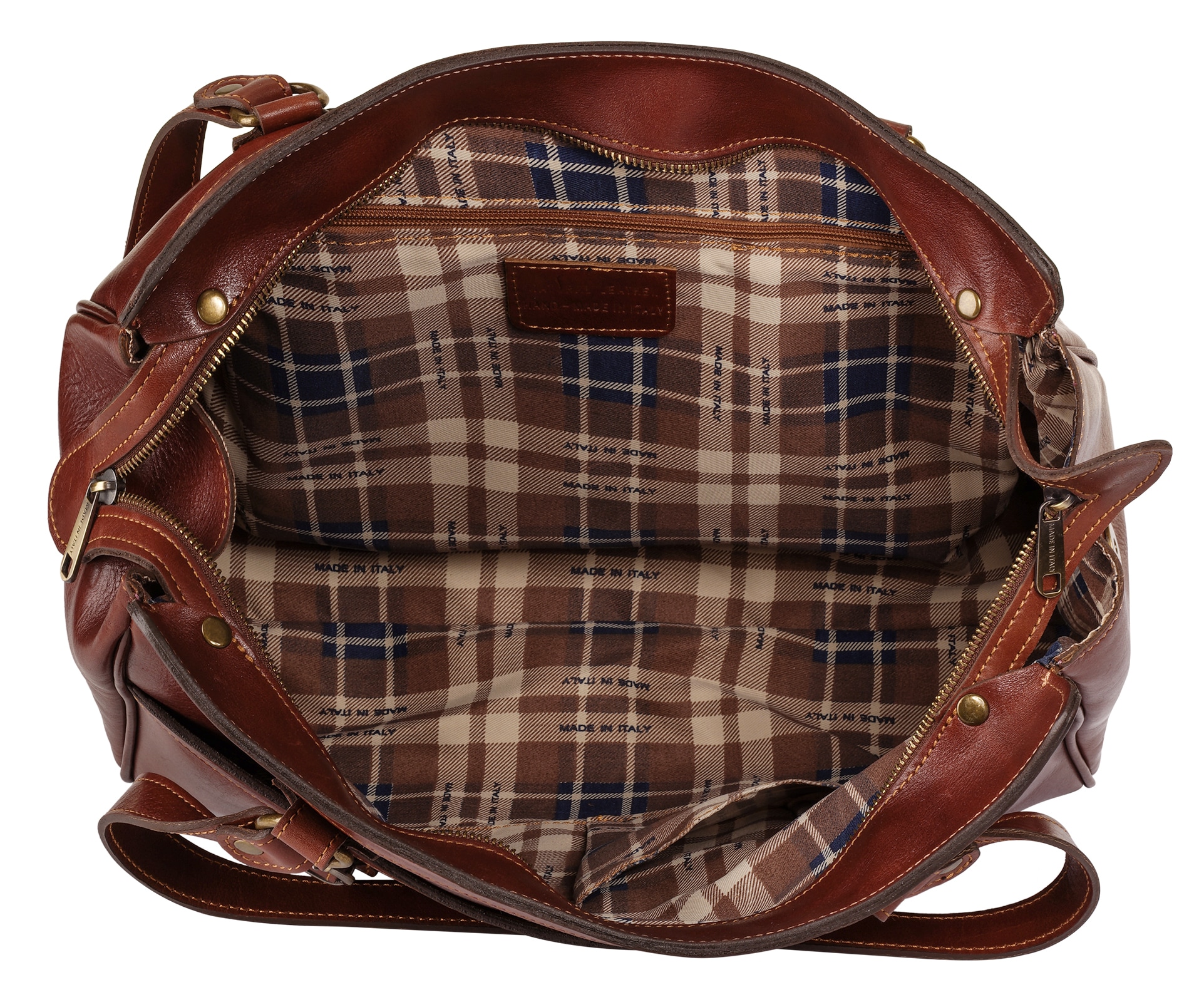 Piké Shopper, echt Leder, Made in Italy