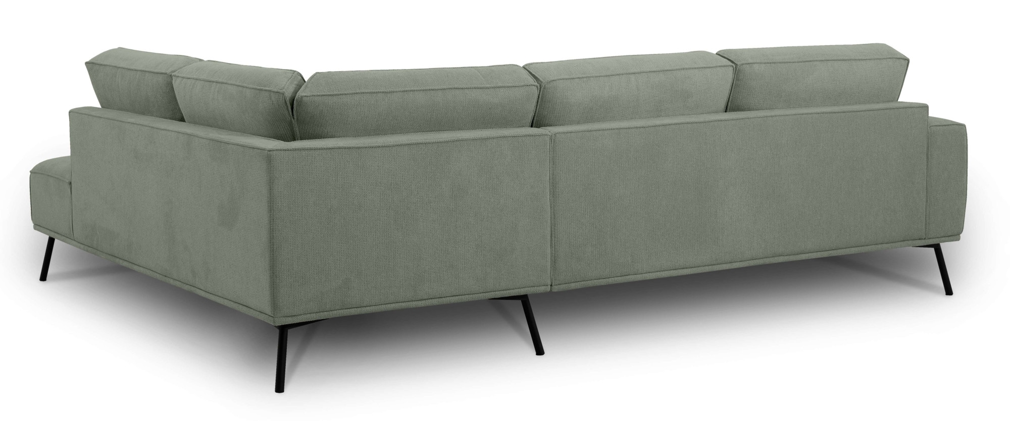andas Ecksofa »Vosby«, Breite 260 cm, Chenille, mit dekorativer Kedernaht