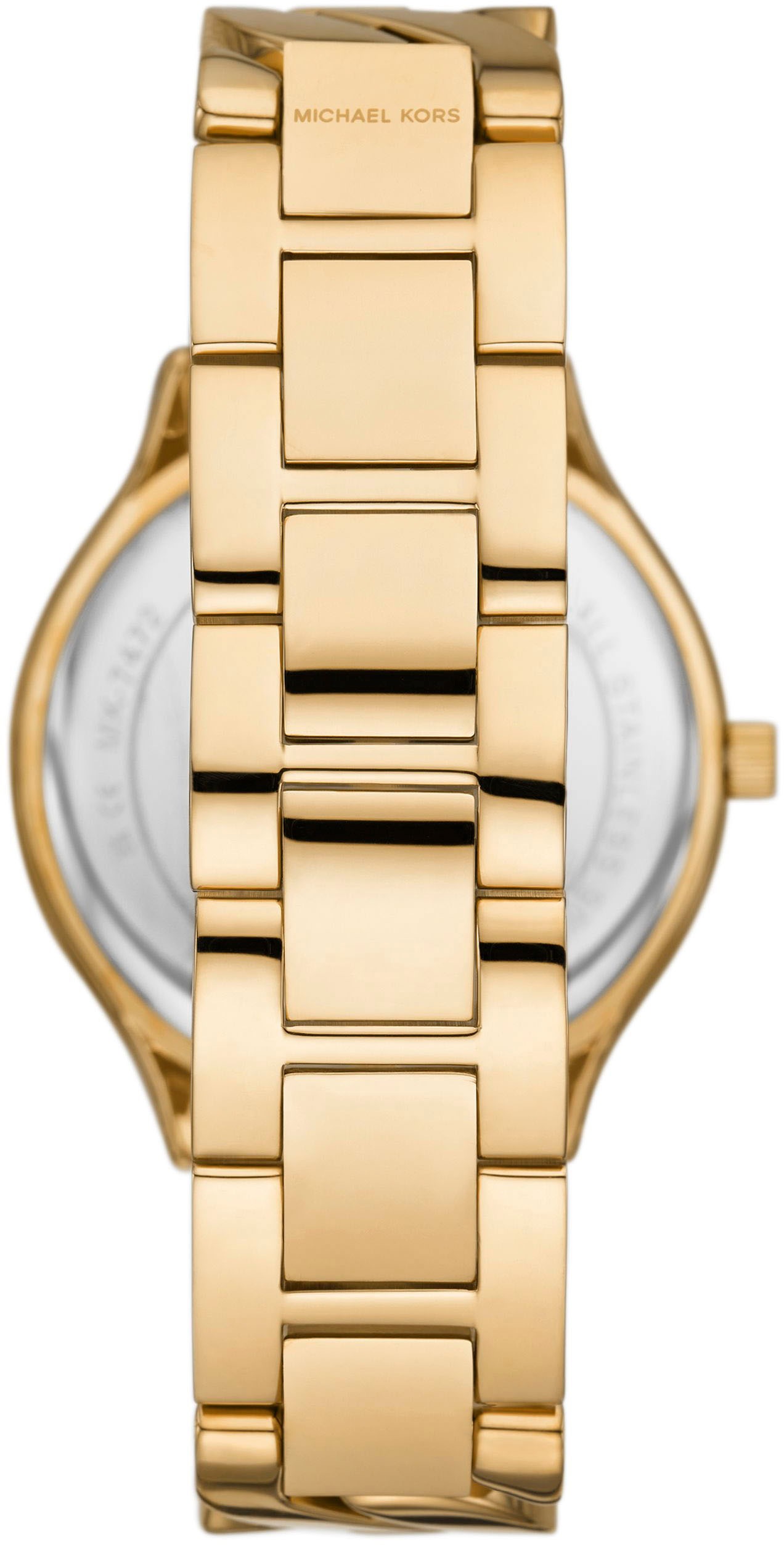 MICHAEL KORS Quarzuhr »SLIM RUNWAY CHAIN«, Armbanduhr, Damenuhr, Edelstahlarmband