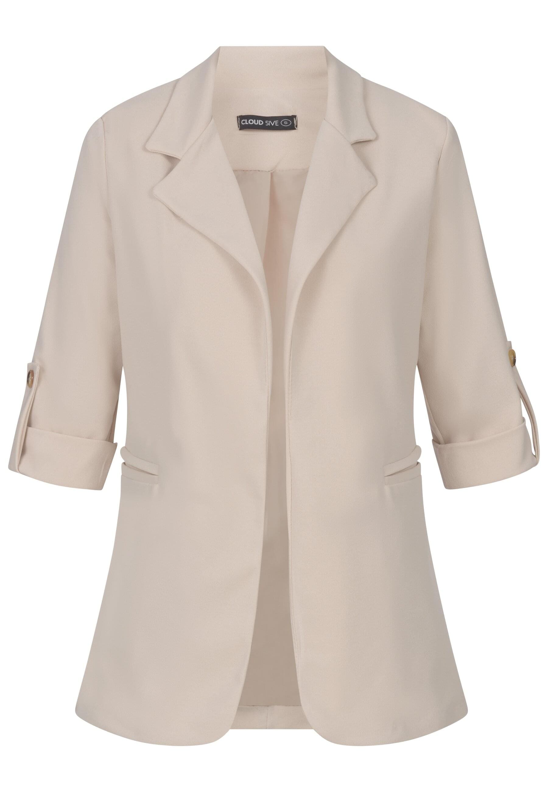 CLOUD 5IVE Allwetterjacke "CLOUD 5IVE Turn-Up 3/4 Sleeve Blazer" 1 Stk. tlg günstig online kaufen