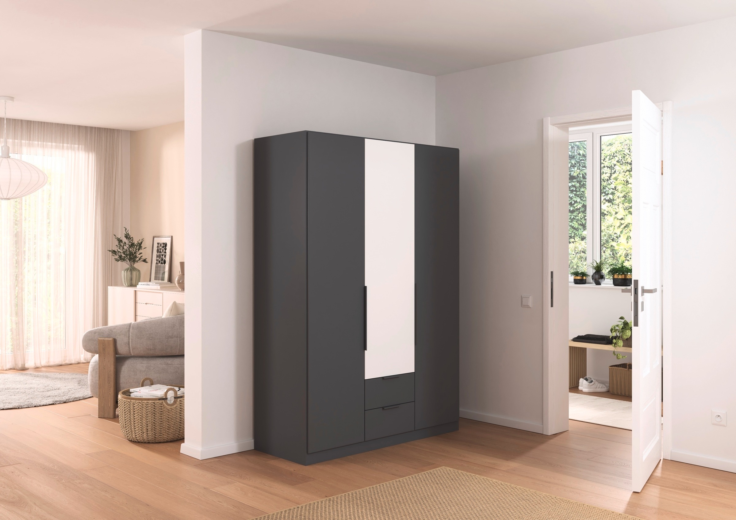 rauch Drehtürenschrank "Kleiderschrank Schrank Garderobe KREFELD optional m günstig online kaufen