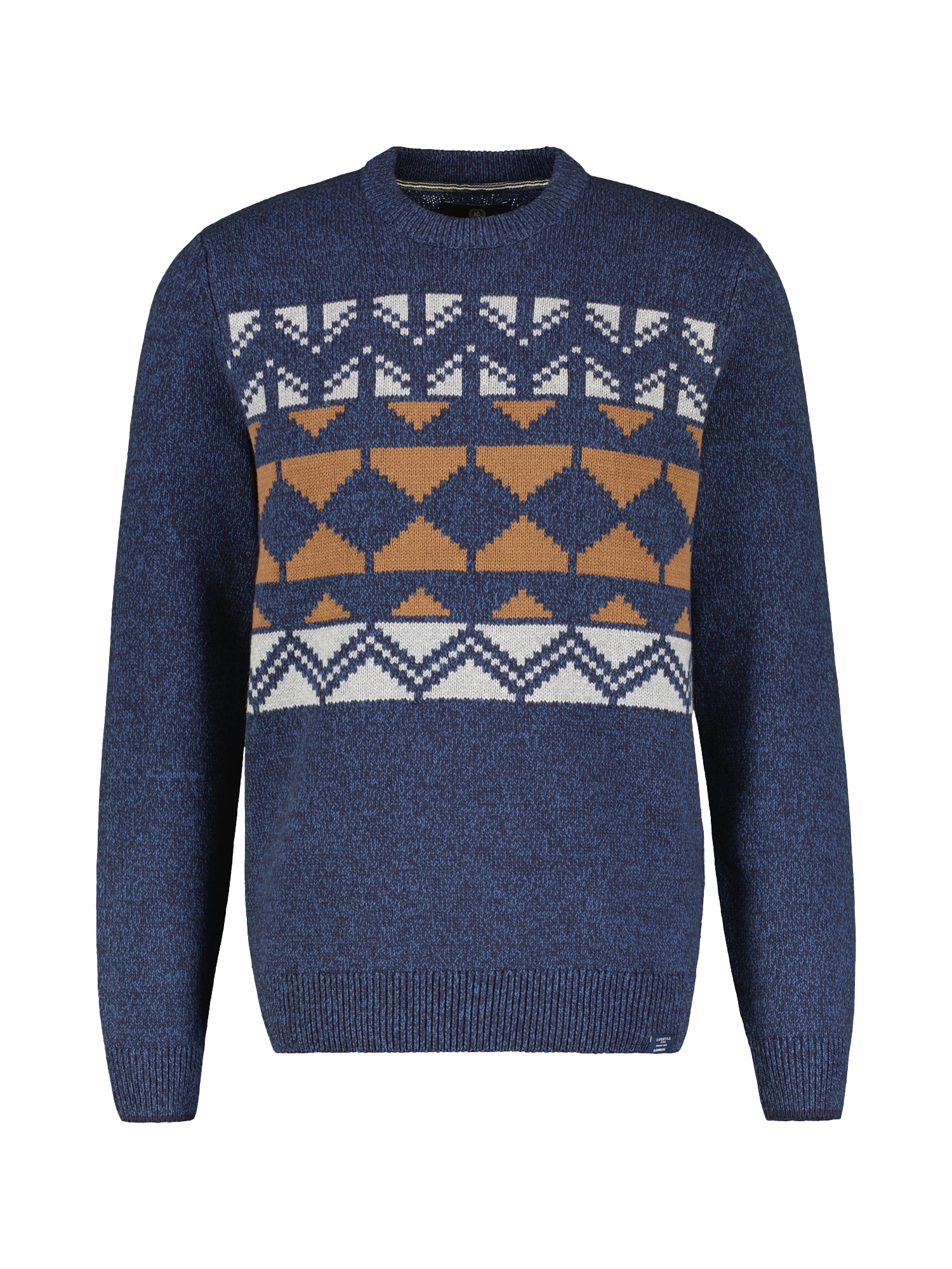 LERROS Strickpullover "LERROS Jacquard Strickpullover für Herren" günstig online kaufen