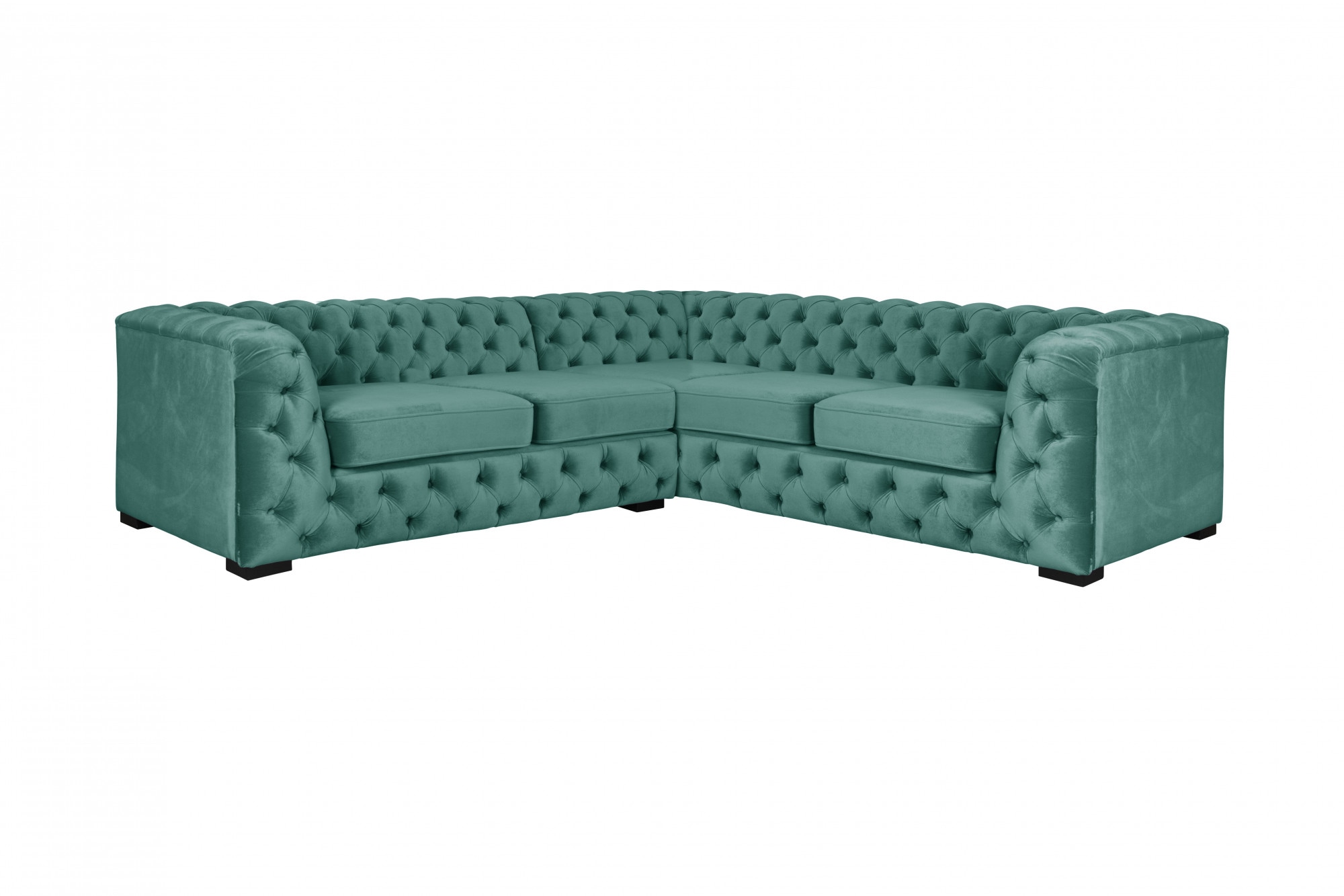 Guido Maria Kretschmer Home&Living Chesterfield-Sofa "KALINA L-Form", hochwertige Chesterfield-Ausführung, sehr hochwert