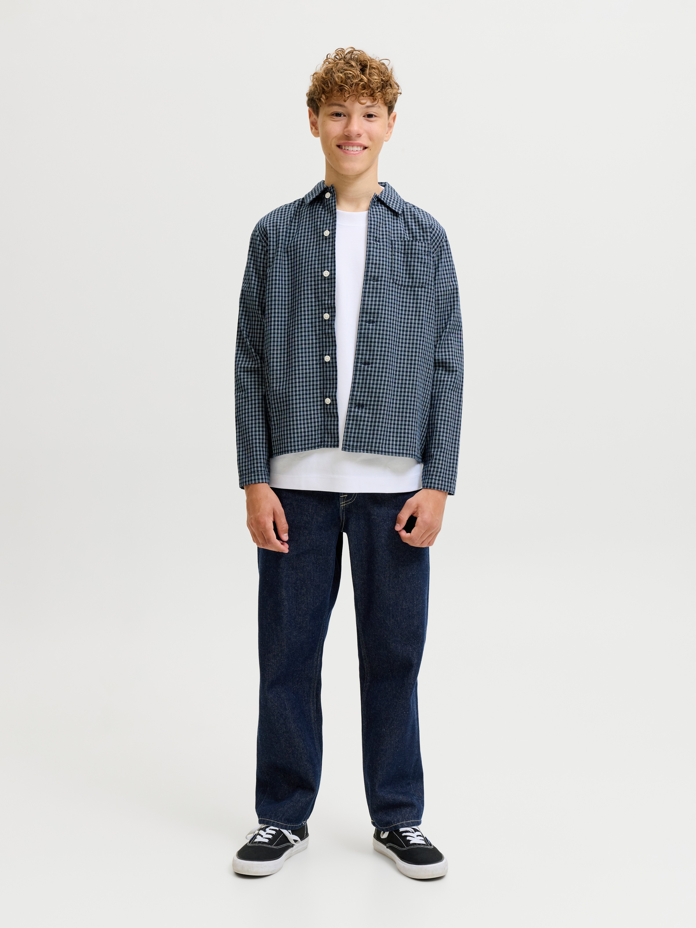 Jack & Jones Junior Relax-fit-Jeans »JJICHRIS JJORIGINAL AKM 201 SN JNR« Baumwolle, relaxed fit