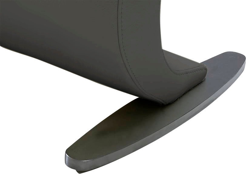 Thumbnail - K+W Komfort & Wohnen Polsterbank "Wave", in geschwungener Optik mit Metallkufe