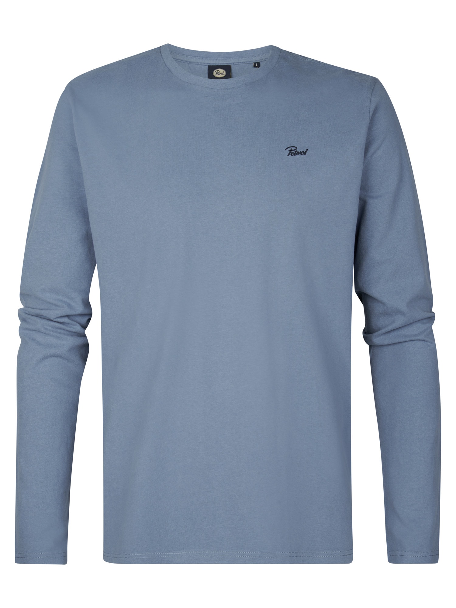 Petrol Industries Langarmshirt 2 2er Pack - unifarben - mit Logostickerei