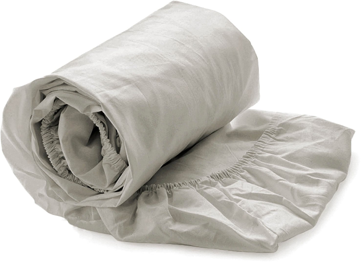 Heckett & Lane Spannbettlaken "Yellow Spannbetttuch Percale" Spannbetttuch aus 100% Baumwolle, Hochwertige Perkal, Gummizug rundum