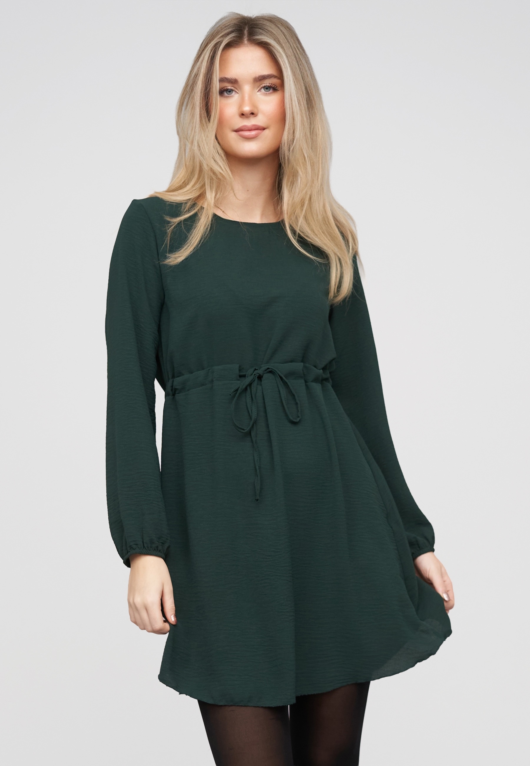 CLOUD 5IVE A-Linien-Kleid »CLOUD 5IVE Longsleeve Musselin Dress« 1 tlg.