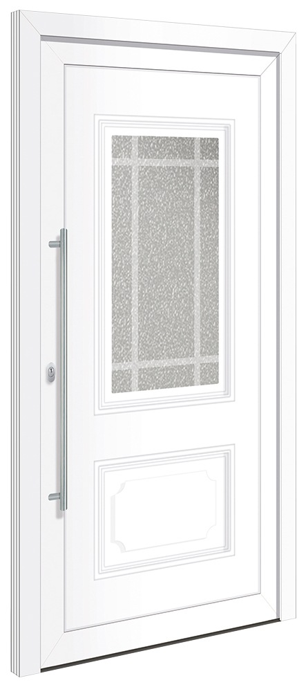 RORO Türen & 8«, weiß, »Otto kaufen Griff, ohne BxH: Fenster inklusive online Türrahmen | BAUR Haustür cm, 110x210