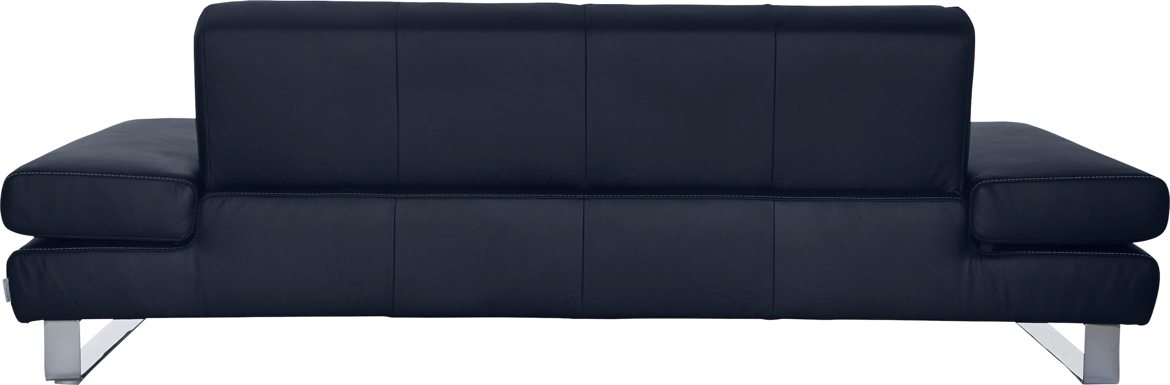 W.SCHILLIG 3-Sitzer »taboo Designsofa mit hohem Sitzkomfort«, mit Normaltiefe, inklusive Armlehnenverstellung, mit Kontrastnaht