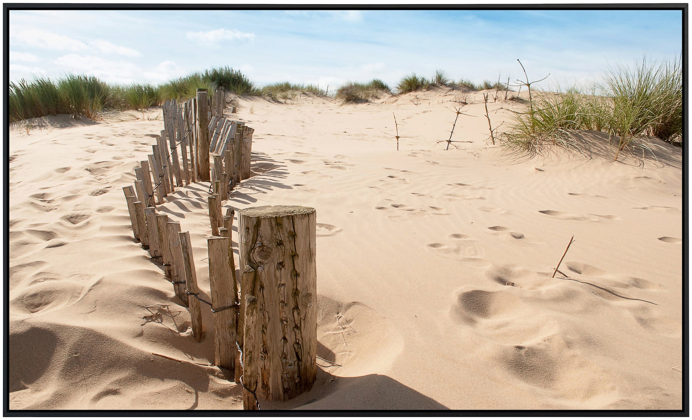 Papermoon Infrarotheizung »Dünen Sandy Beach«, sehr angenehme Strahlungswärme